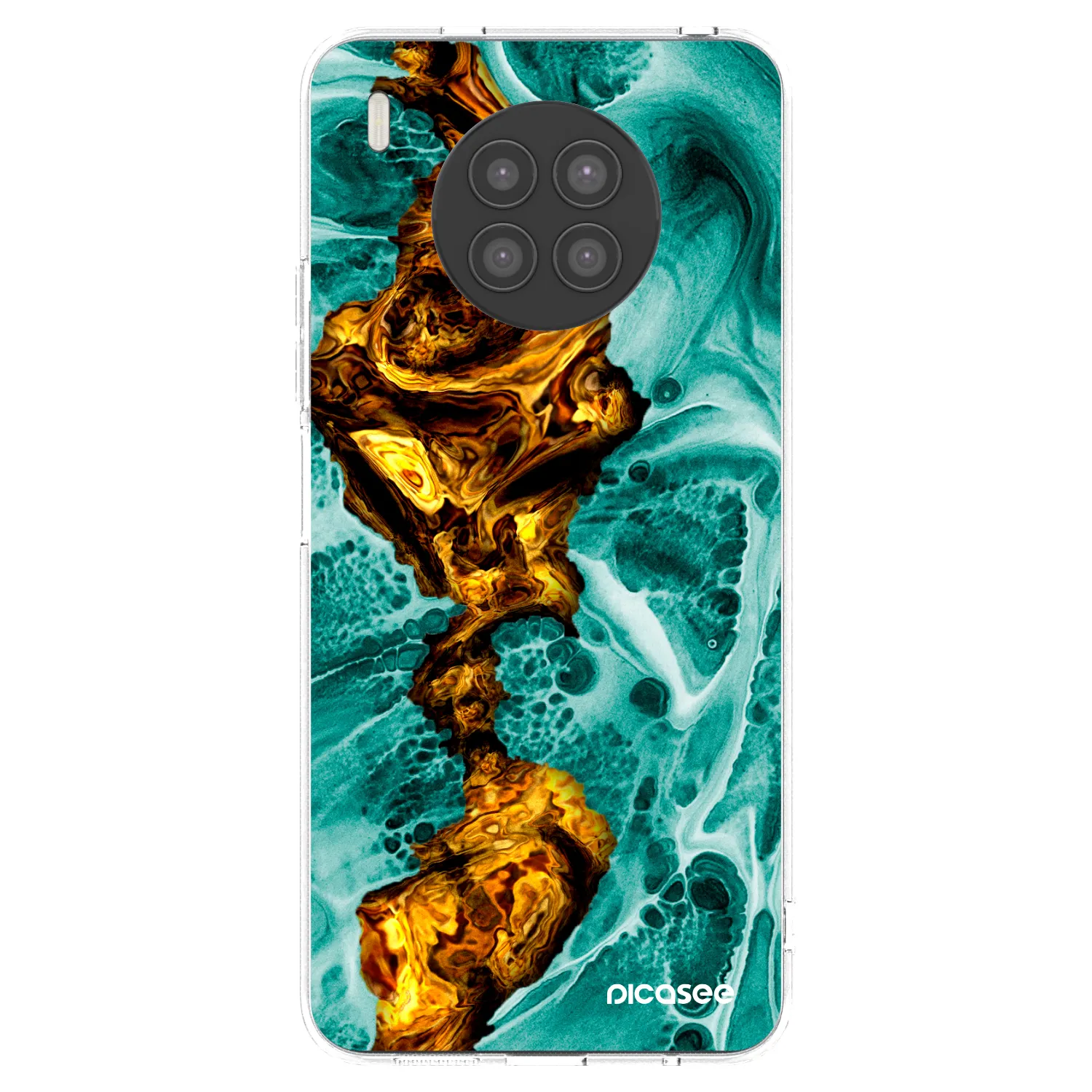 Silikónový prehľadný obal pre Huawei Nova 8i - Goldsky