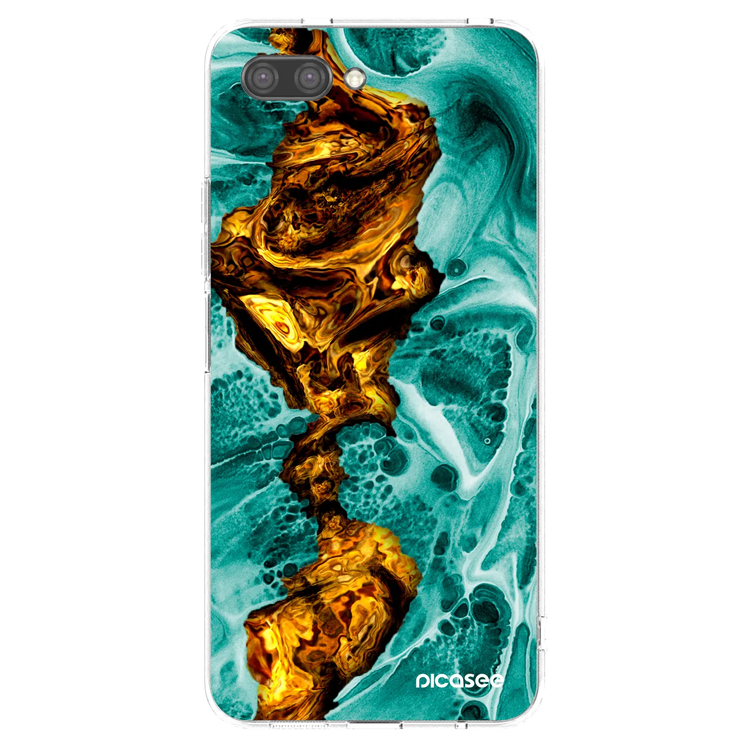 Picasee silikónový prehľadný obal pre Honor 10 - Goldsky