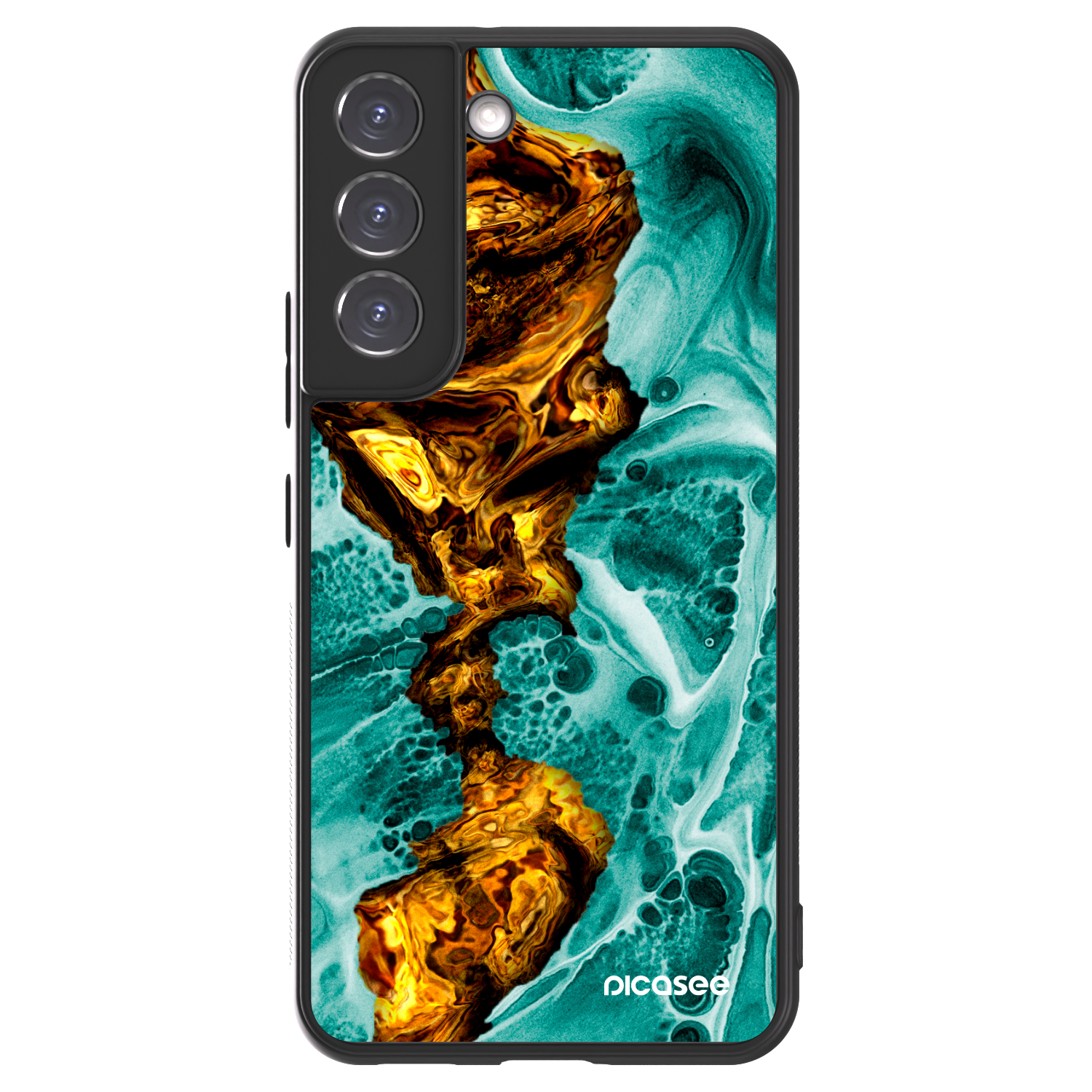 Picasee ULTIMATE CASE pro Samsung Galaxy S22 5G - Goldsky