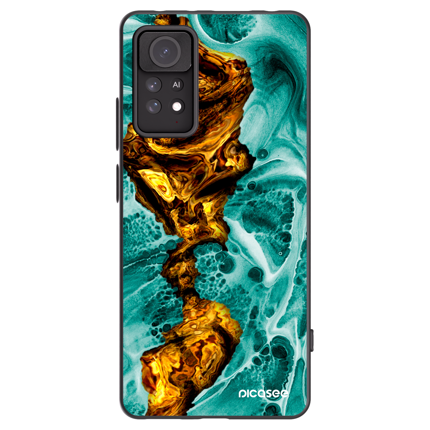 Picasee silikónový čierny obal pre Xiaomi Redmi Note 11 Pro 5G - Goldsky