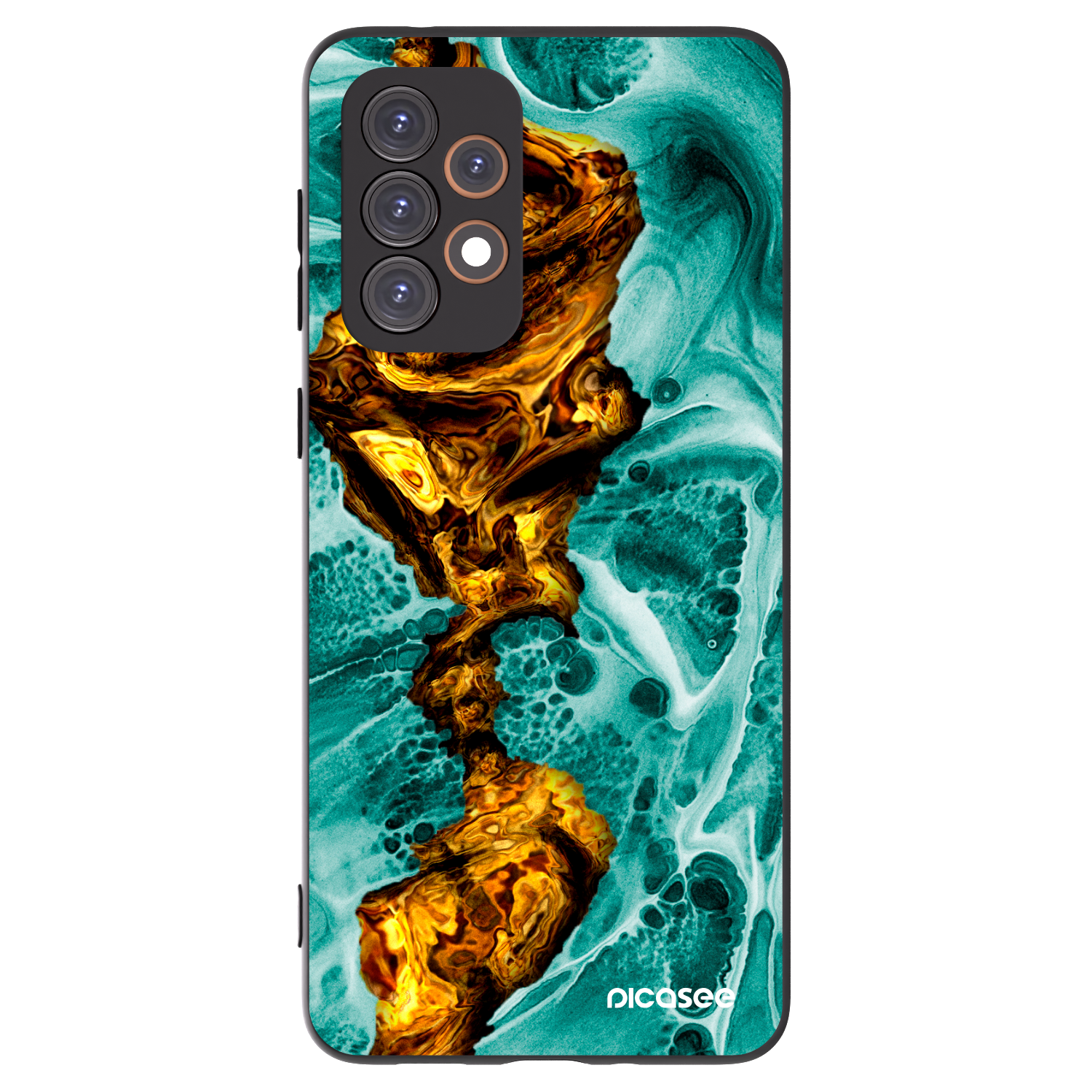 Picasee silikónový čierny obal pre Samsung Galaxy A33 5G A336 - Goldsky