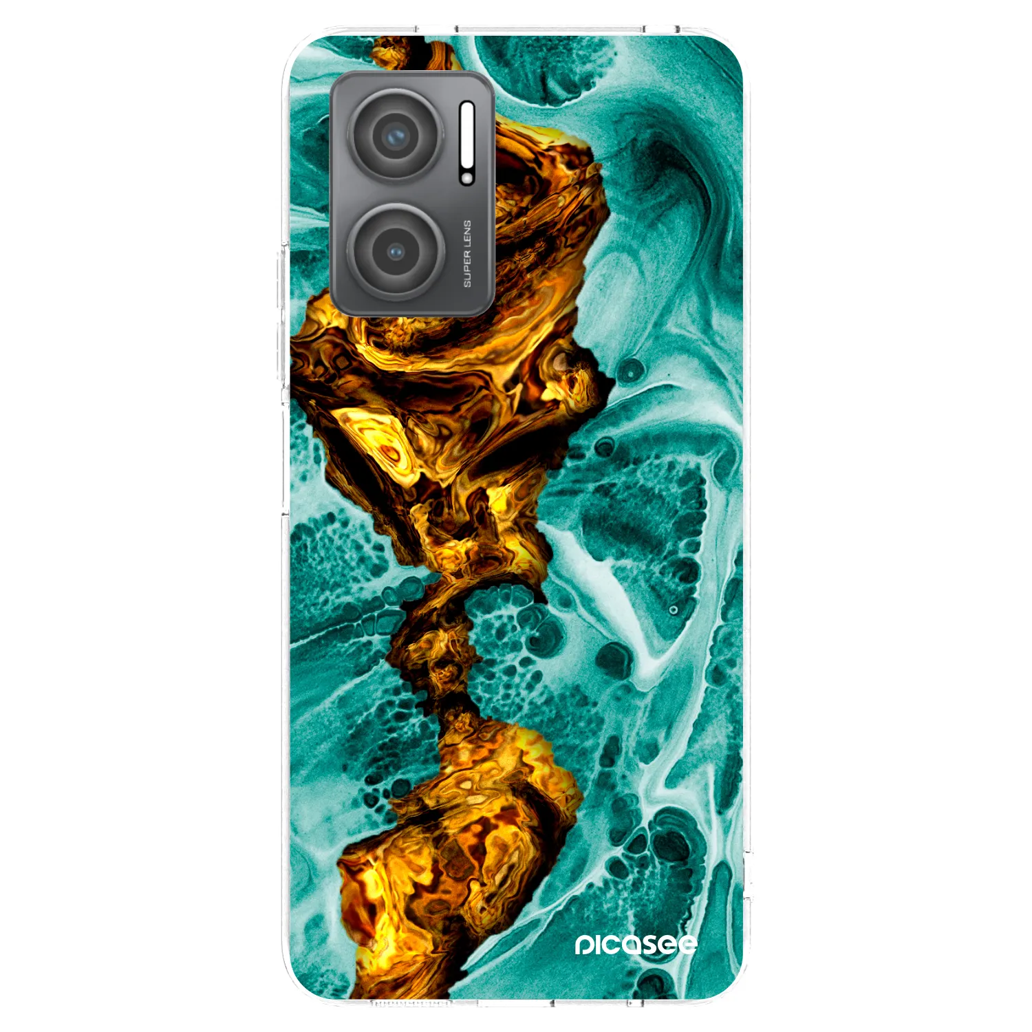 Silikónový prehľadný obal pre Xiaomi Redmi 10 5G - Goldsky