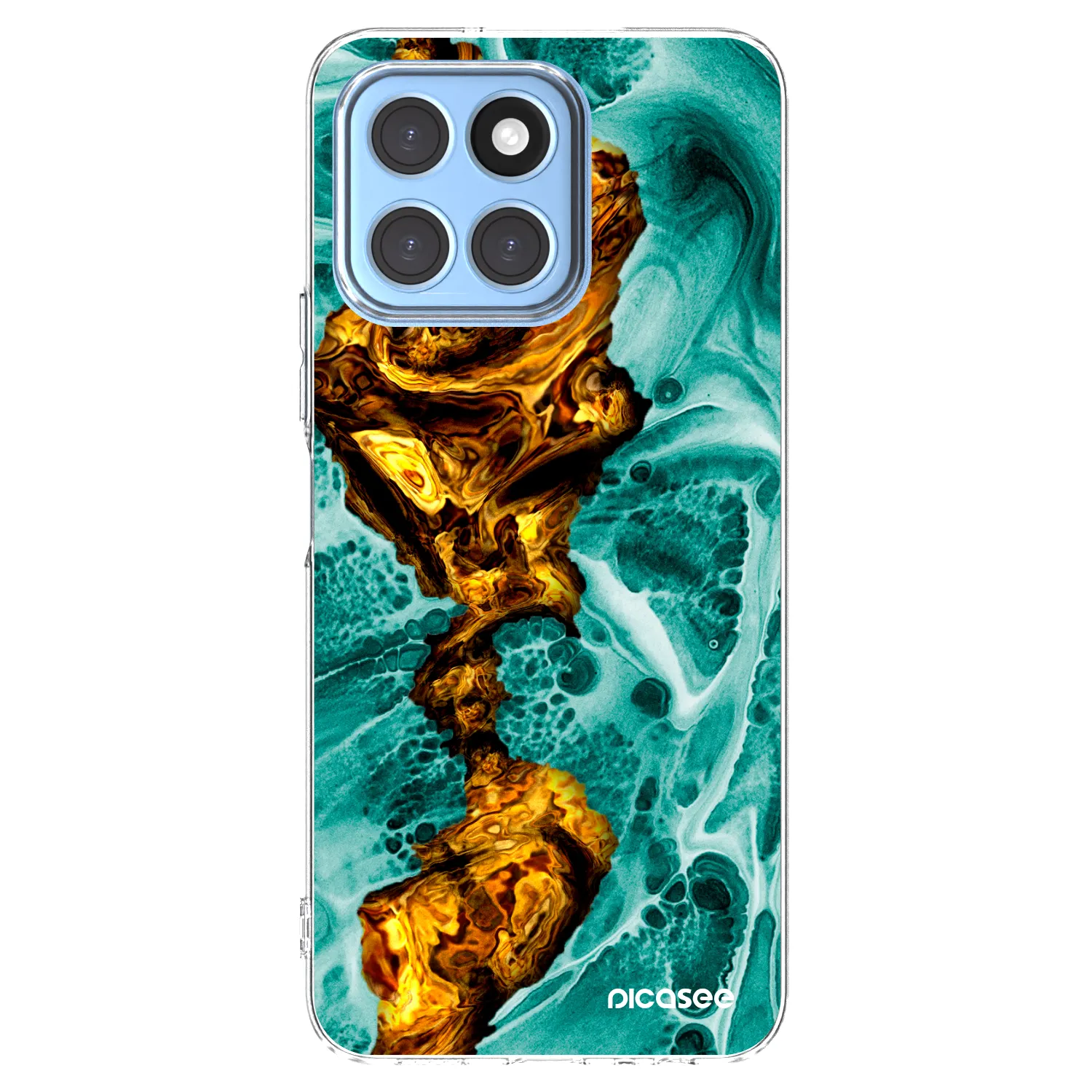 Picasee silikónový prehľadný obal pre Honor X8 5G - Goldsky