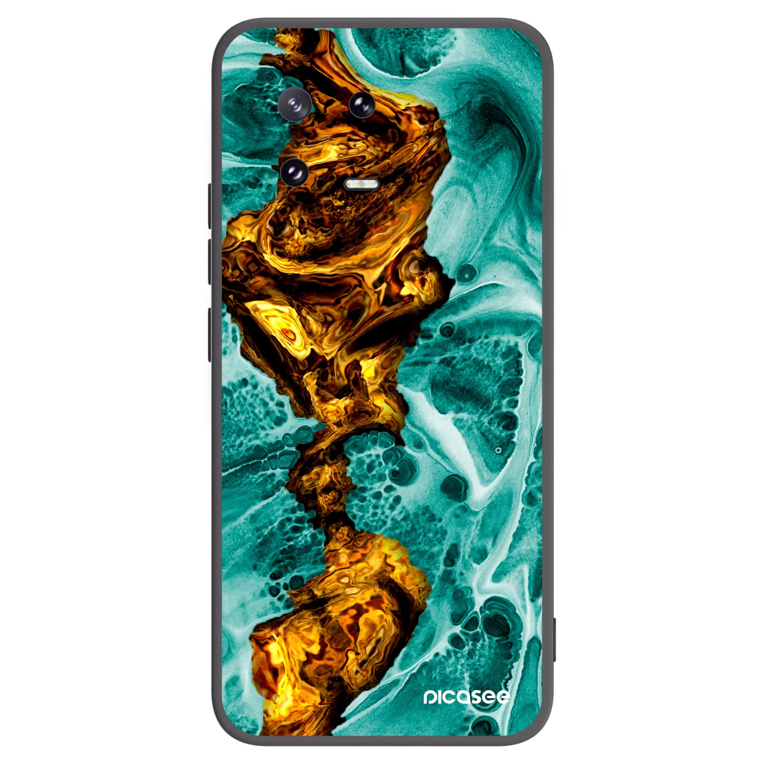 Picasee silikónový čierny obal pre Xiaomi 13 Pro - Goldsky