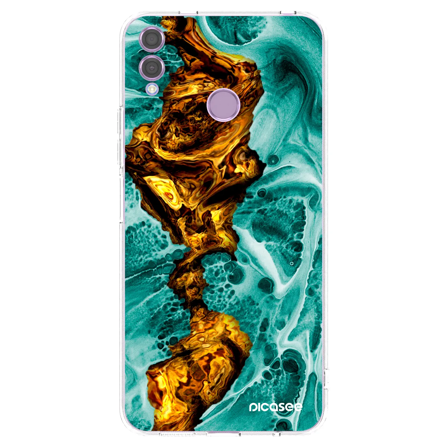 Silikónový prehľadný obal pre Honor 8X - Goldsky