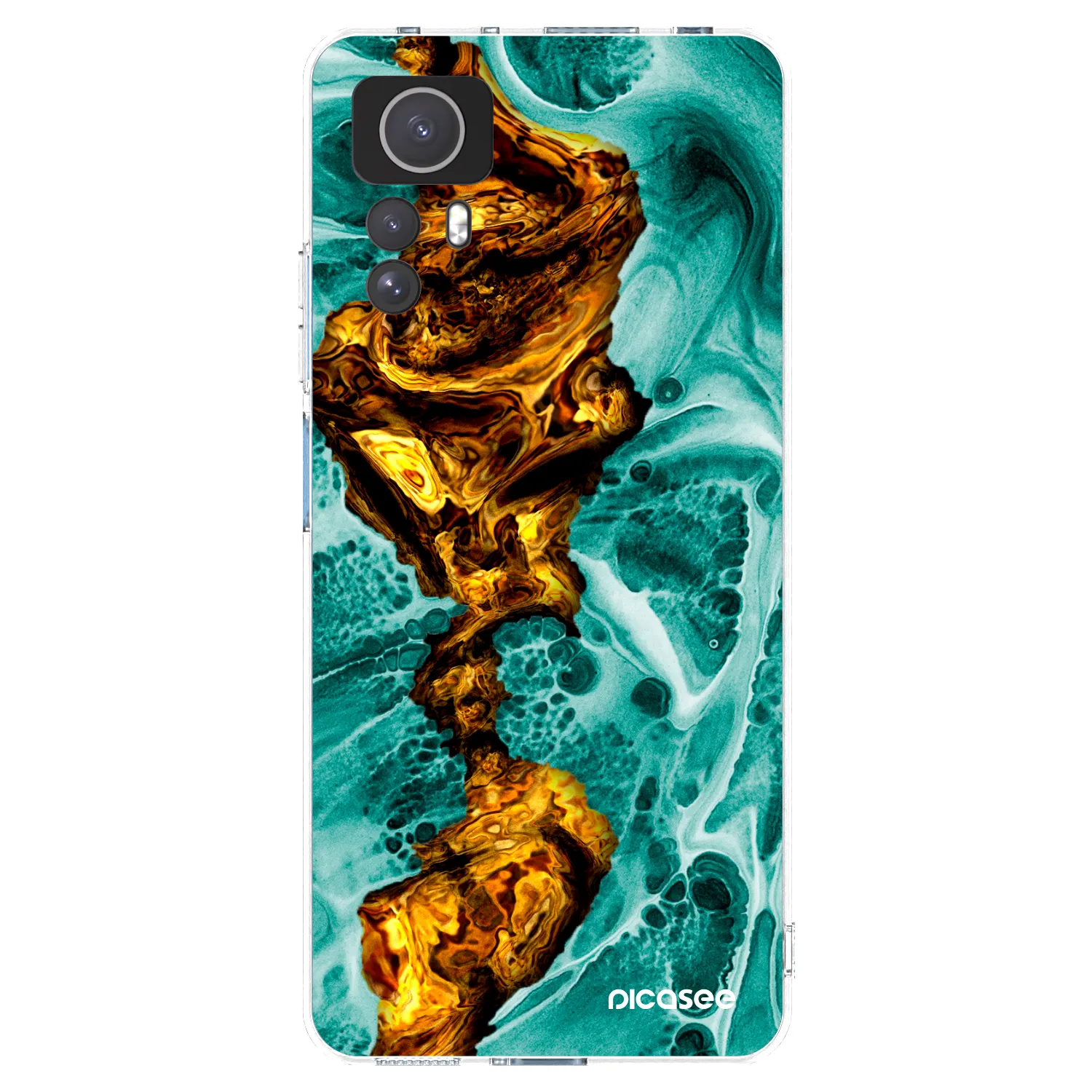Picasee silikónový prehľadný obal pre Xiaomi Redmi Note 12S - Goldsky