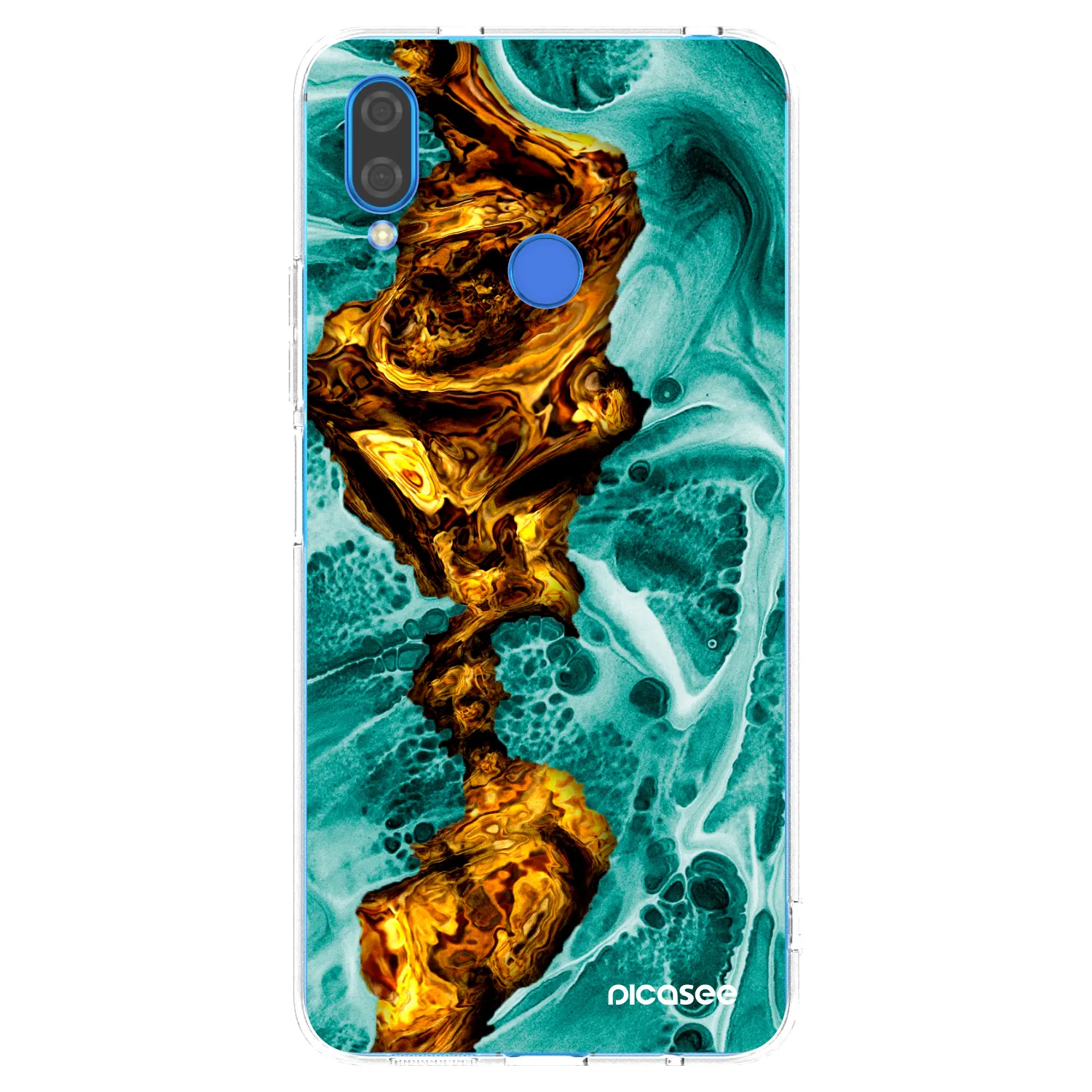 Picasee silikónový prehľadný obal pre Huawei Nova 3 - Goldsky