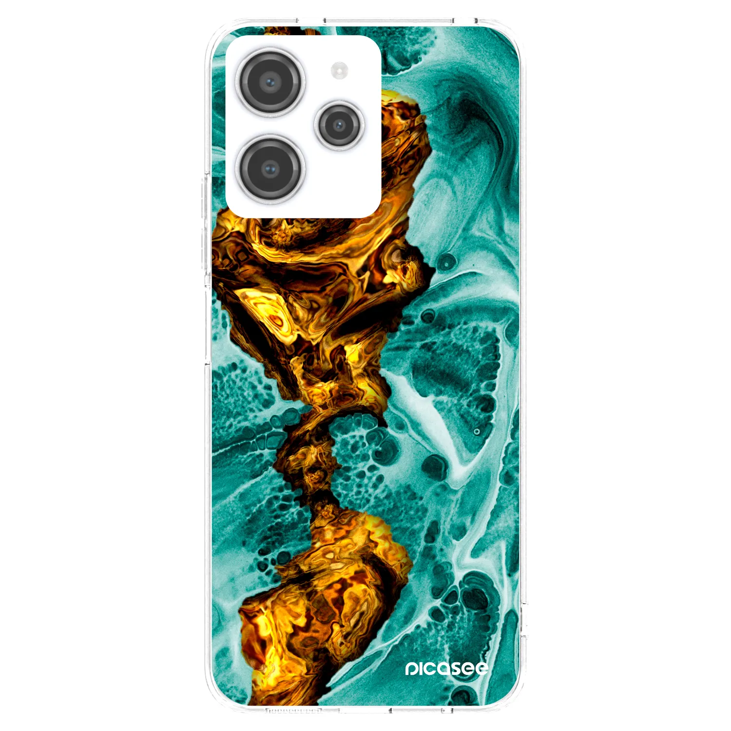 Silikónový prehľadný obal pre Xiaomi Redmi 12 4G - Goldsky