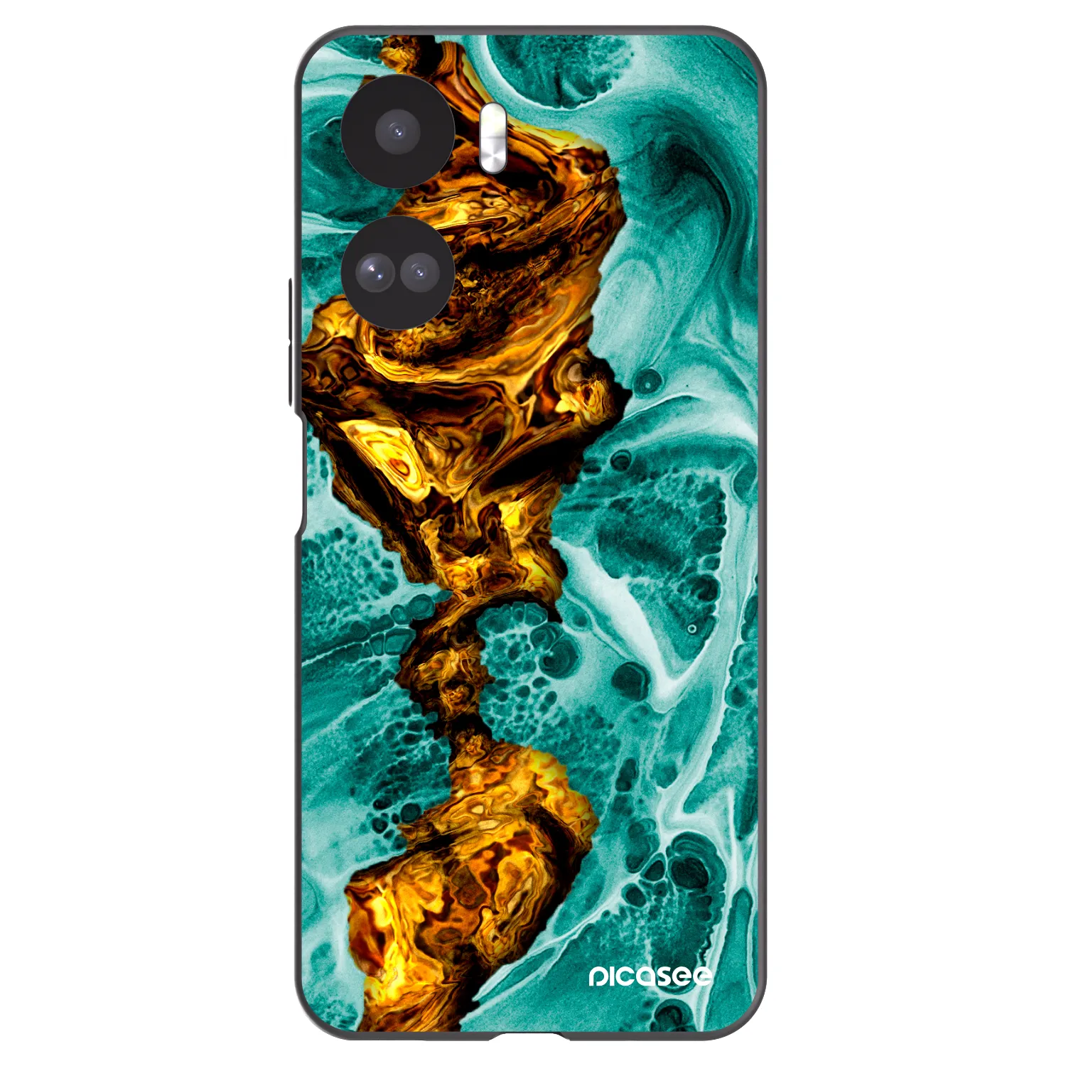 Picasee silikónový čierny obal pre Honor 90 Lite 5G - Goldsky