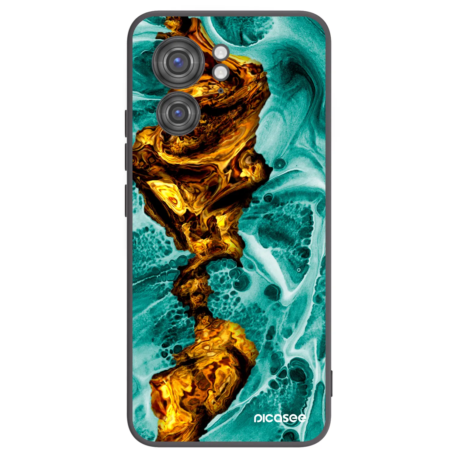 Picasee silikónový čierny obal pre Motorola Edge 40 - Goldsky