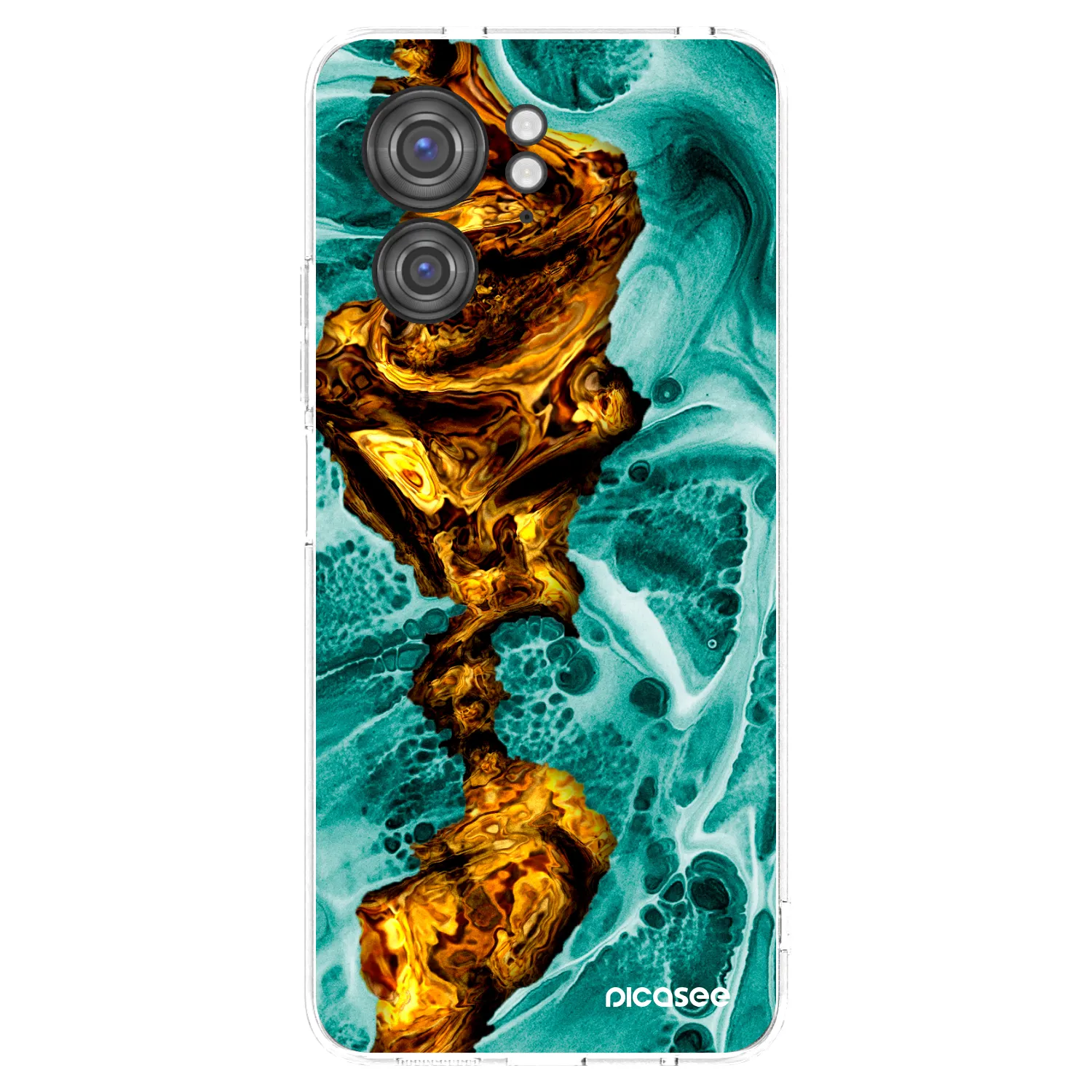 Picasee silikónový prehľadný obal pre Motorola Edge 40 - Goldsky