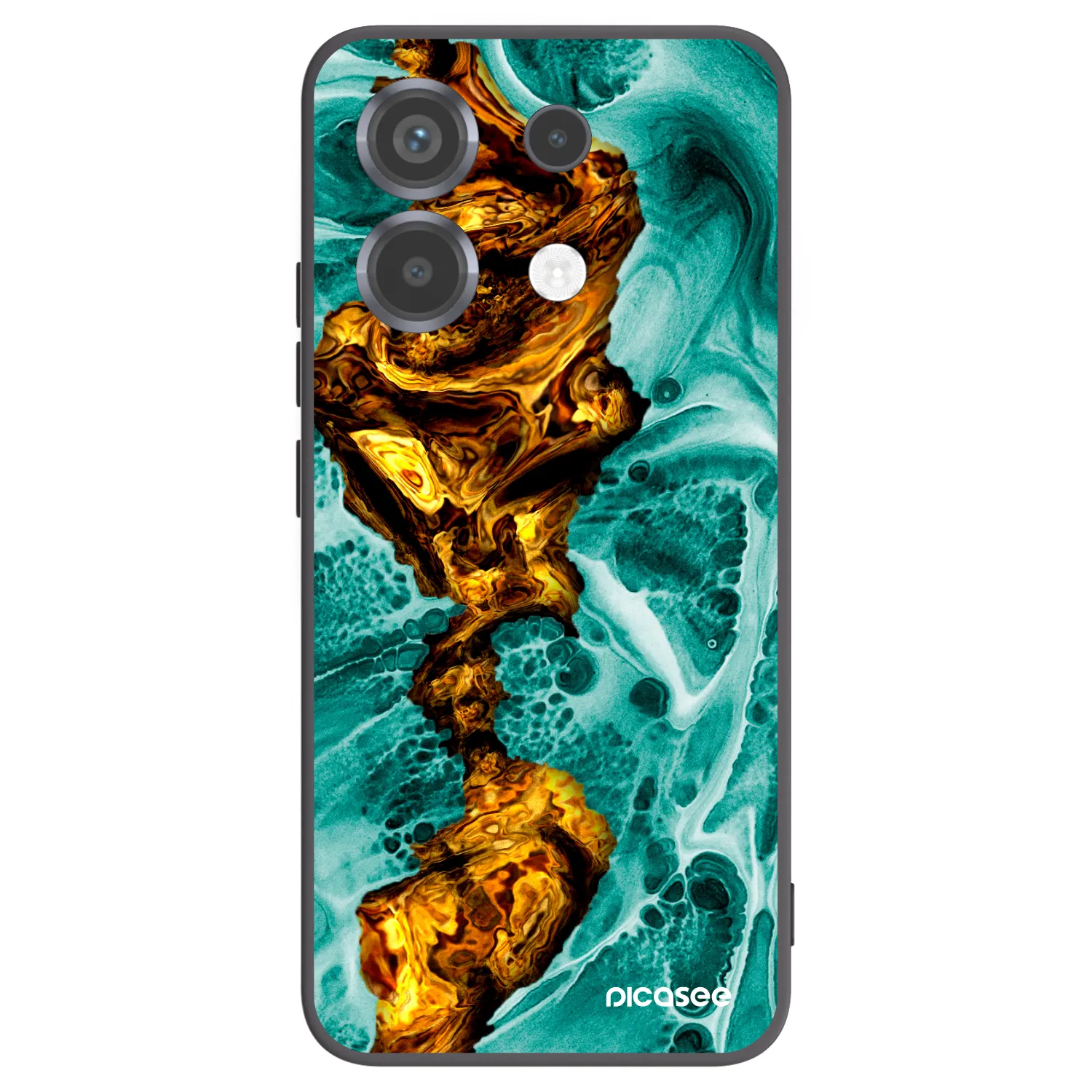 Picasee silikónový čierny obal pre Xiaomi Poco X6 - Goldsky