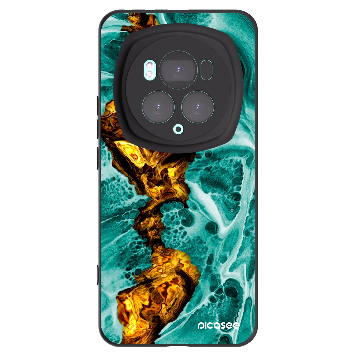 Silikónový čierny obal pre Honor Magic6 Pro - Goldsky