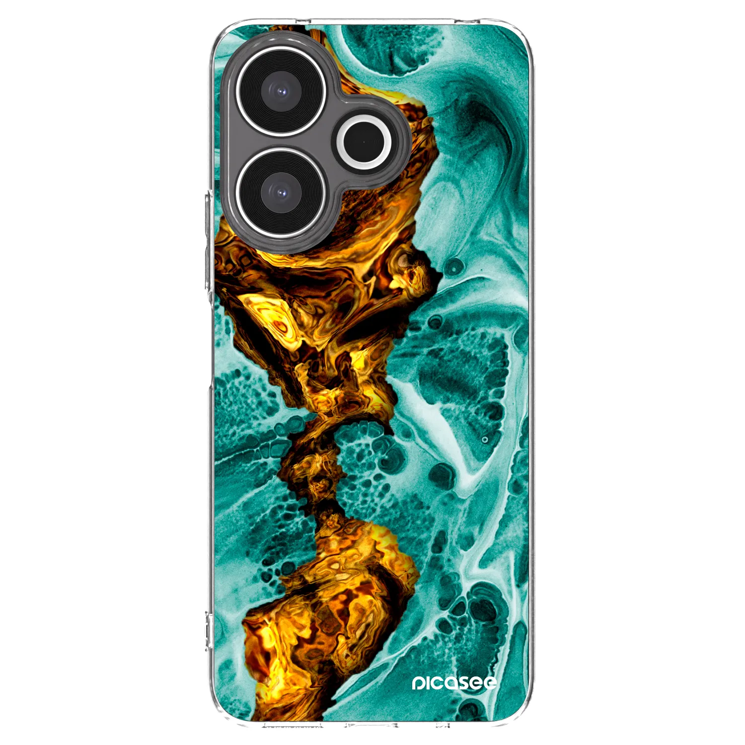 Silikónový prehľadný obal pre Xiaomi Redmi 13 4G - Goldsky