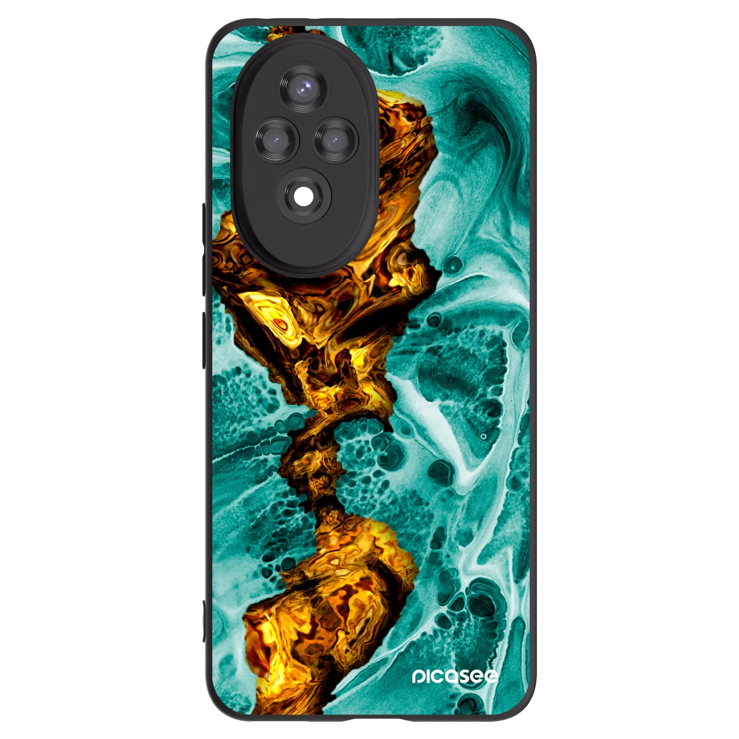 Silikónový čierny obal pre Honor 200 Pro 5G - Goldsky
