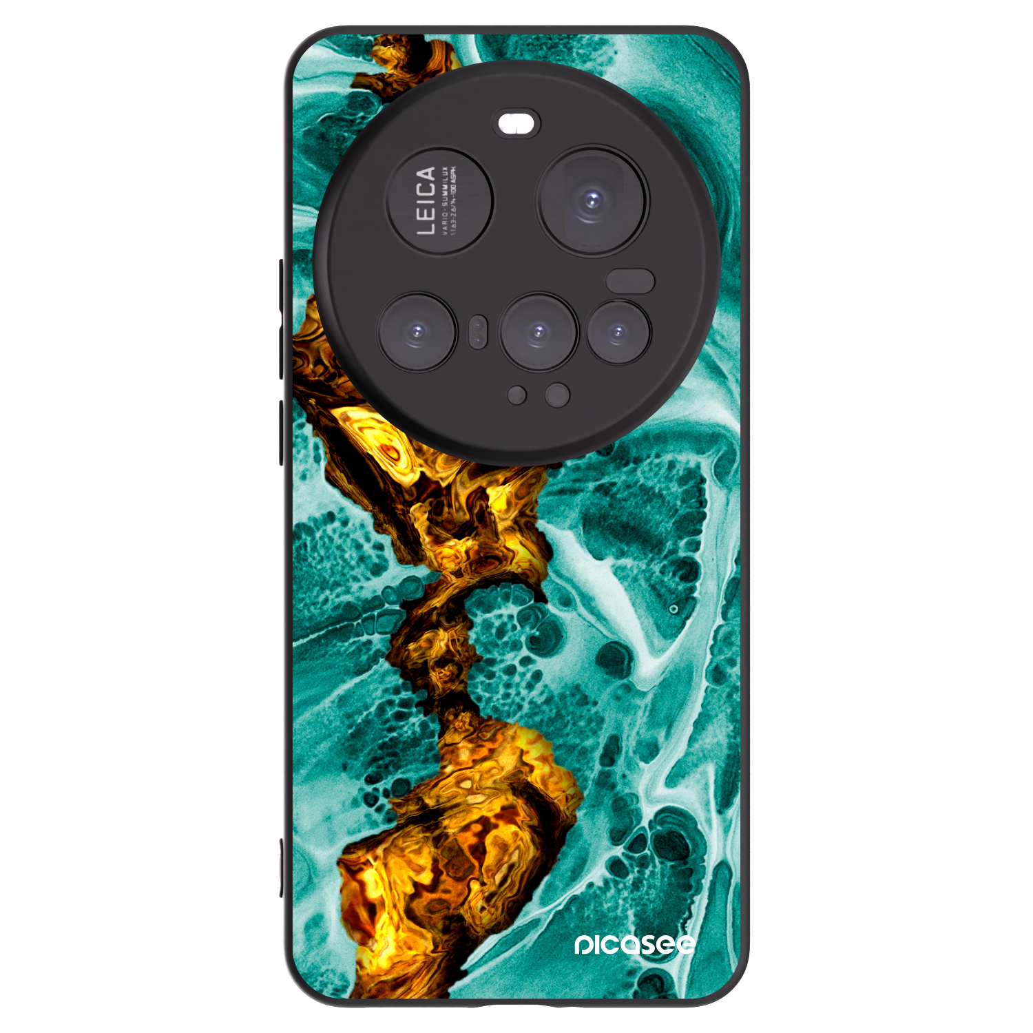 Picasee silikónový čierny obal pre Xiaomi 15 Ultra - Goldsky