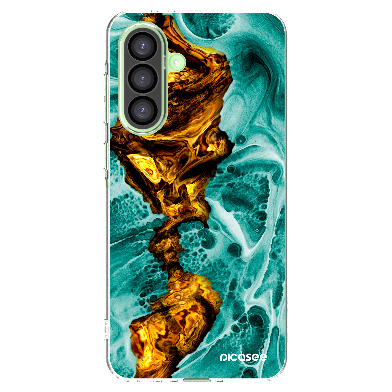Picasee silikónový prehľadný obal pre Samsung Galaxy A26 5G A266B - Goldsky