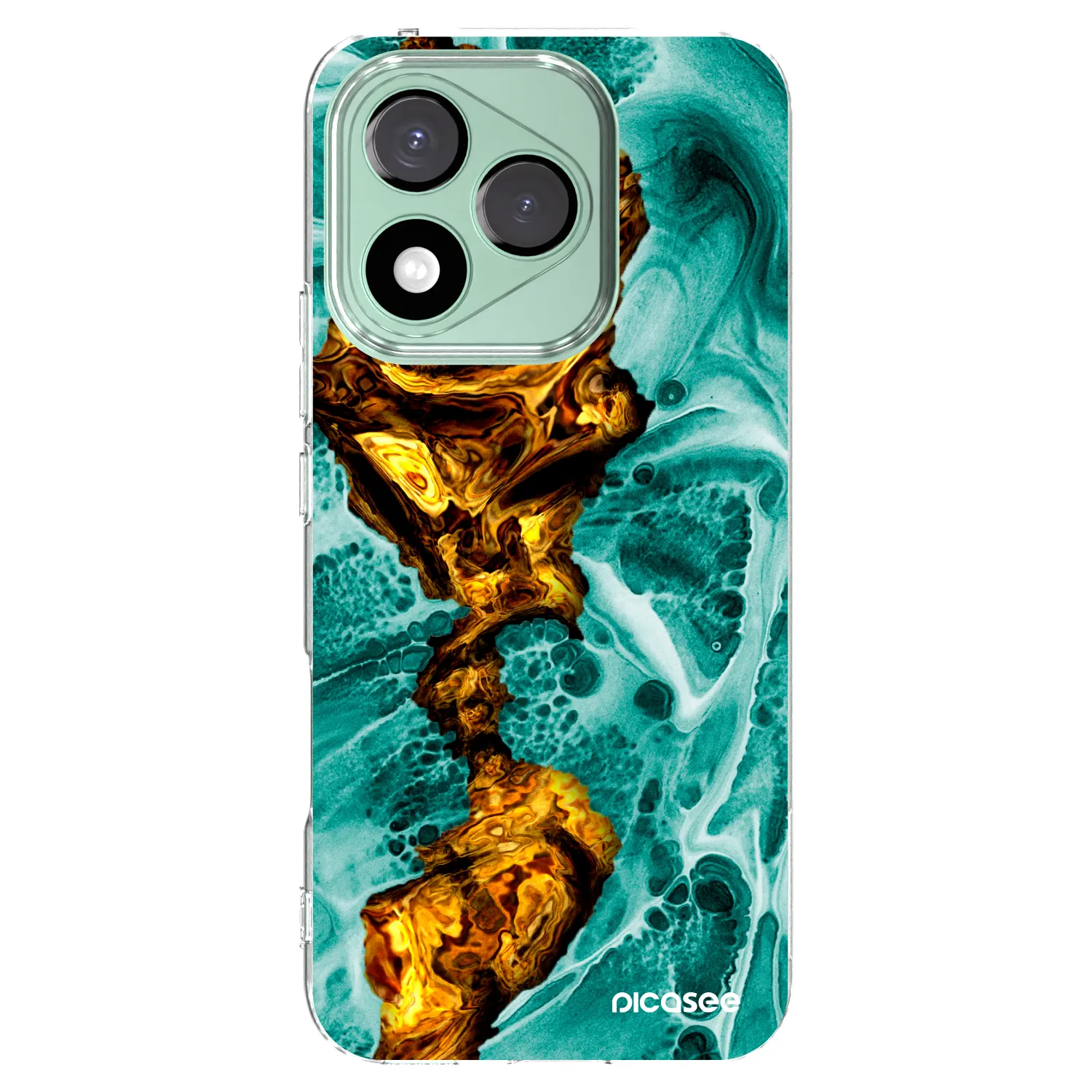 Silikónový prehľadný obal pre Honor 400 Lite 5G - Goldsky