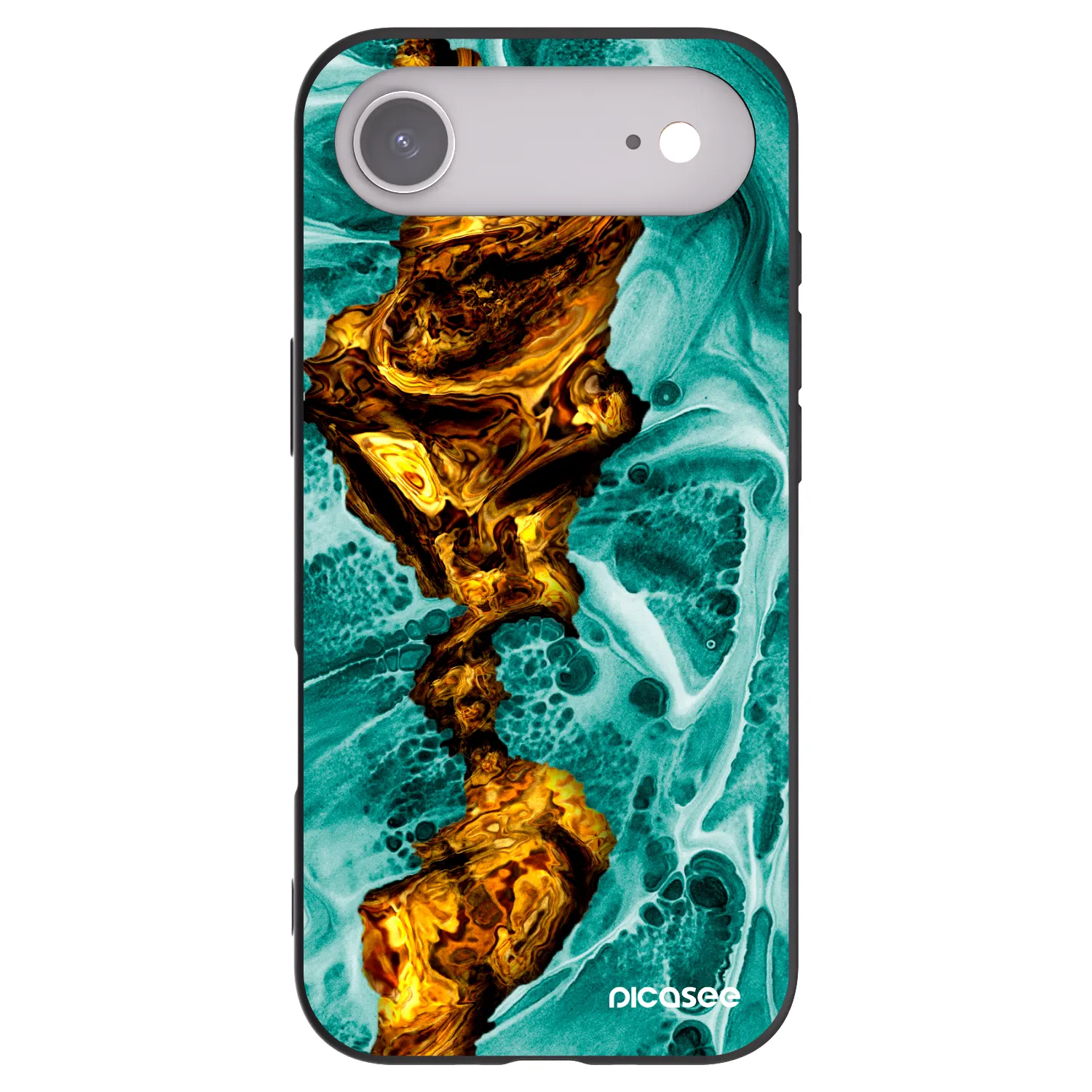 Picasee silikónový čierny obal pre Apple iPhone Air - Goldsky