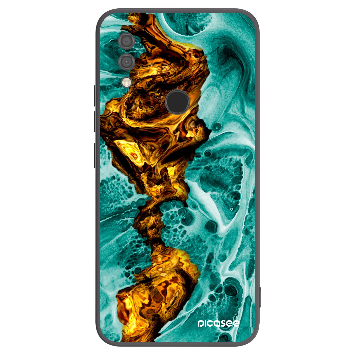 Picasee silikónový čierny obal pre Xiaomi Redmi 7 - Goldsky
