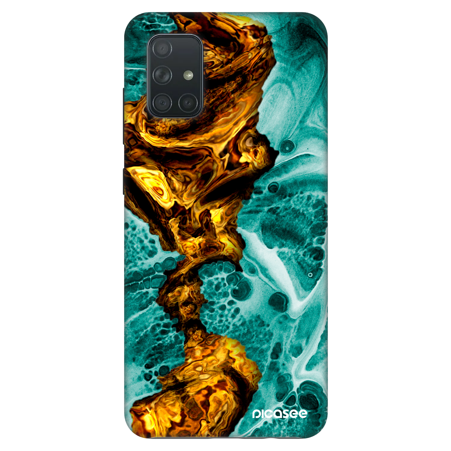 Picasee Fashion Case pre Samsung Galaxy A71 A715F - Goldsky