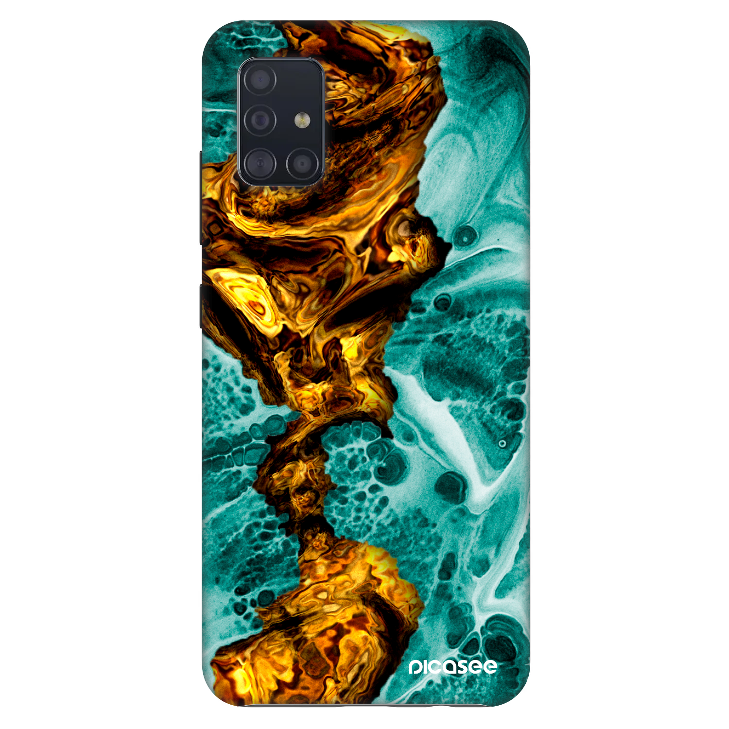 Picasee Fashion Case pre Samsung Galaxy A51 A515F - Goldsky