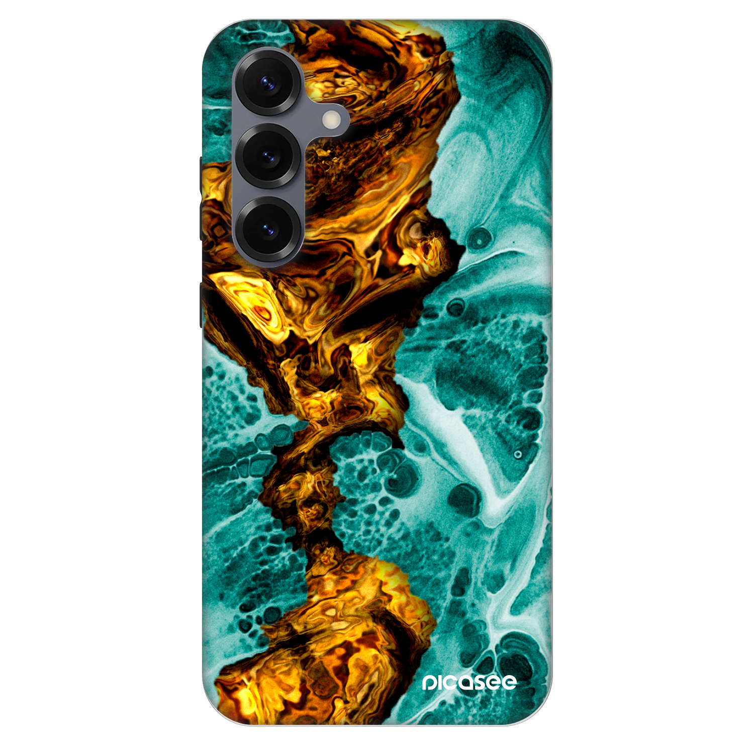 Picasee Fashion Case PowerShare pro Samsung Galaxy S25+ 5G - Goldsky