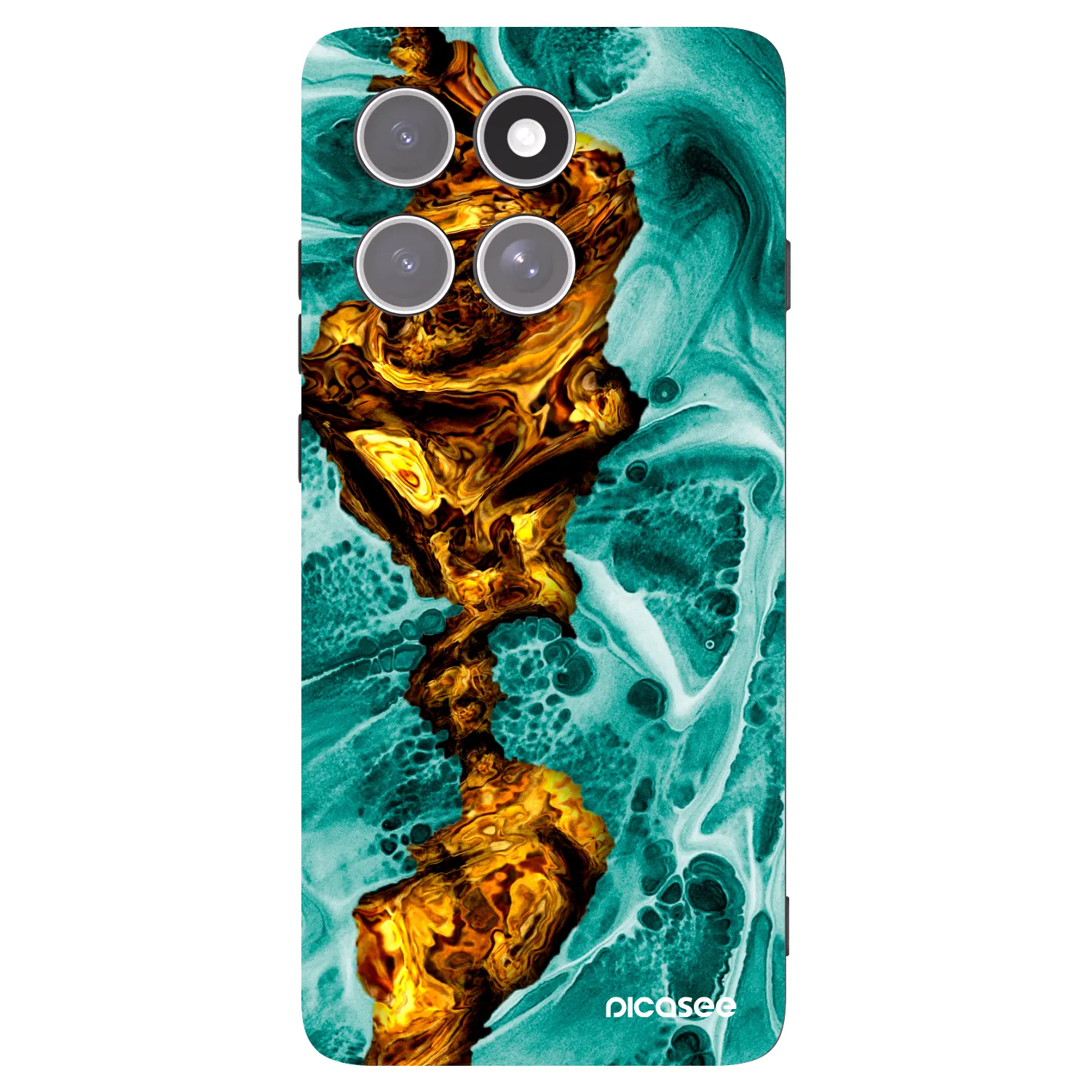 Picasee silikónový čierny obal pre Motorola Edge 60 Pro - Goldsky