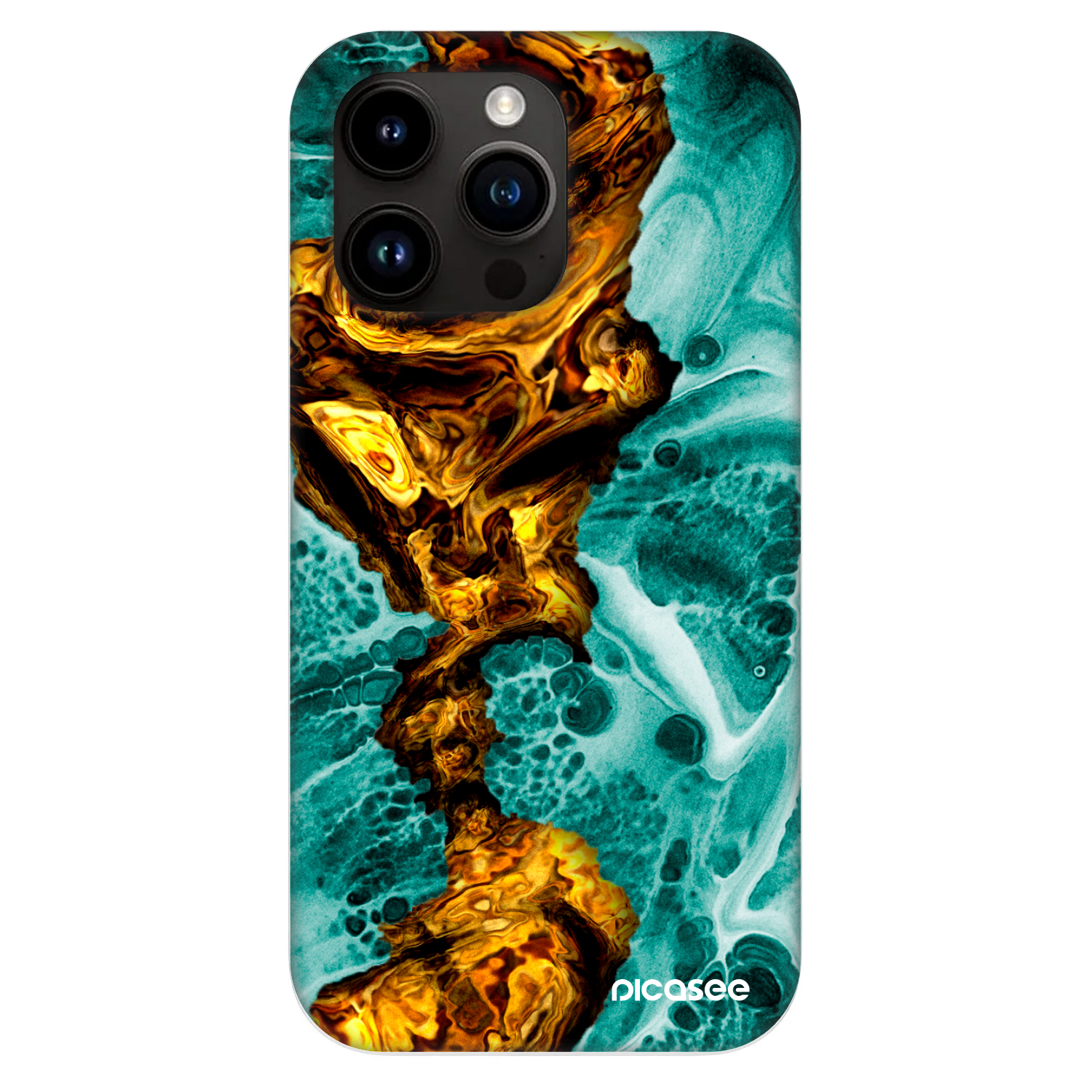 Picasee Fashion Case MagSafe pre Apple iPhone 13 Pro - Goldsky