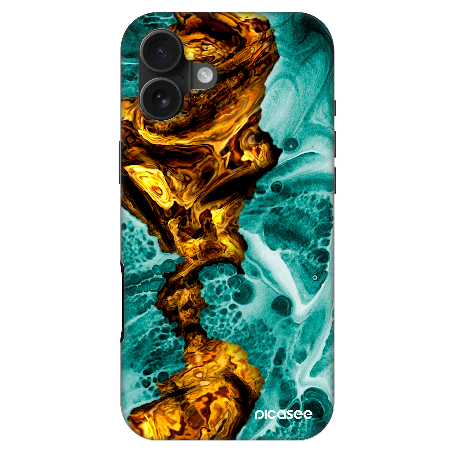 Picasee Fashion Case MagSafe pre Apple iPhone 16 Plus - Goldsky