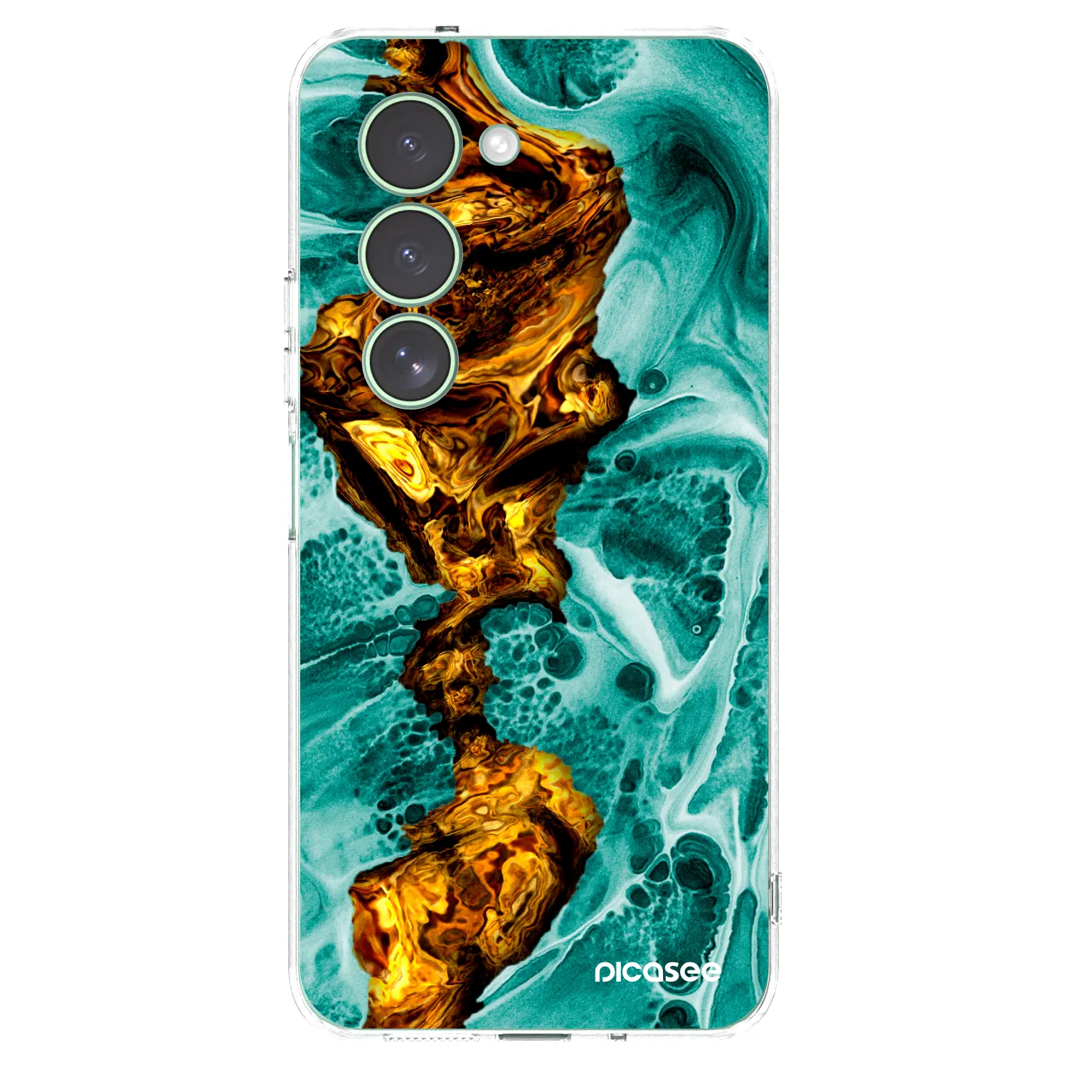Picasee silikónový prehľadný obal pre Xiaomi Redmi 15 5G - Goldsky