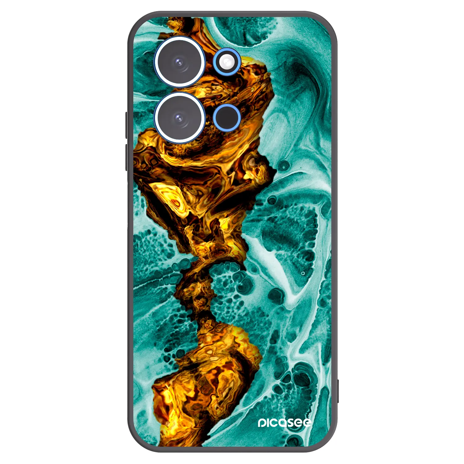 Picasee silikónový čierny obal pre Xiaomi Redmi 15C 4G - Goldsky
