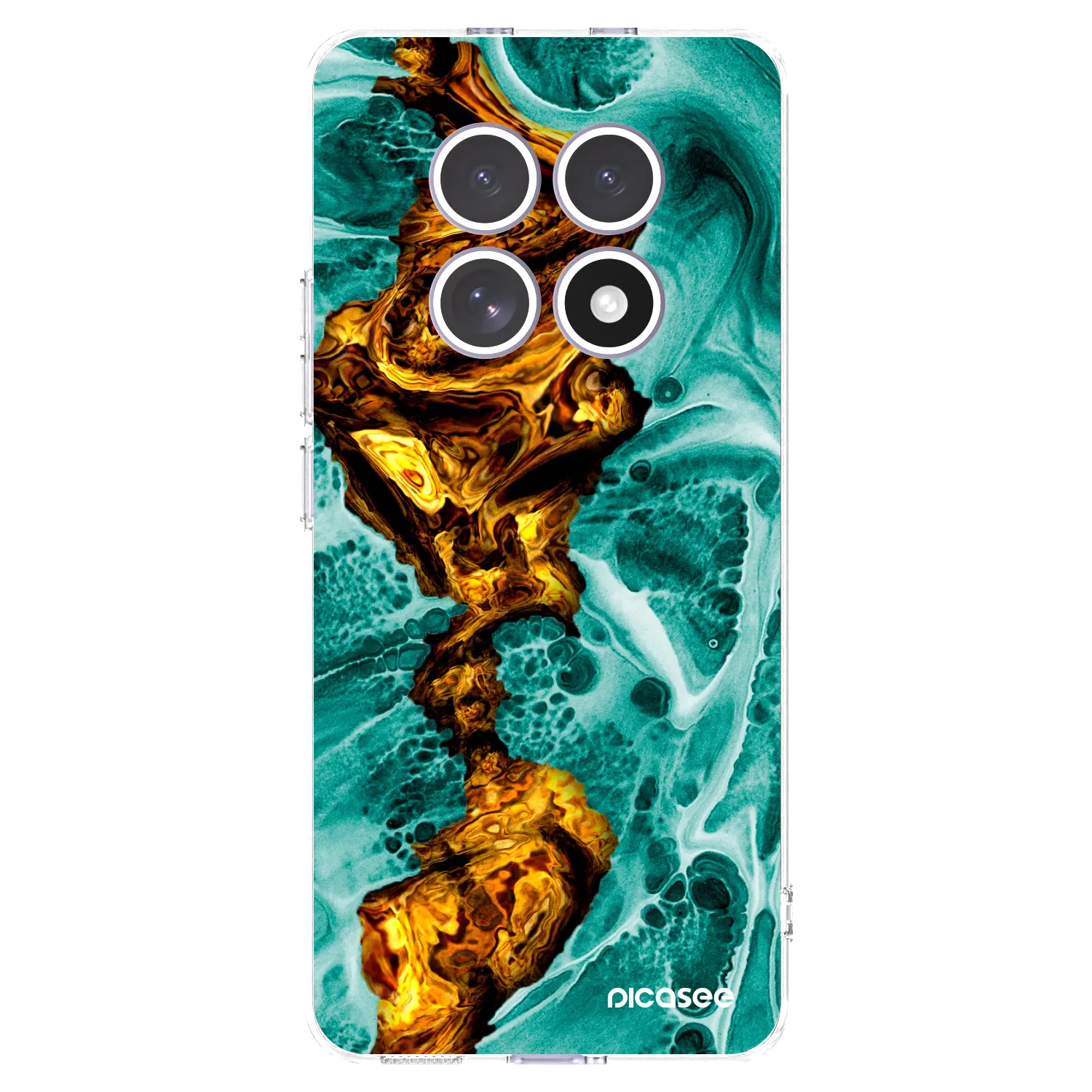 Picasee silikónový prehľadný obal pre Xiaomi Redmi Note 15 - Goldsky
