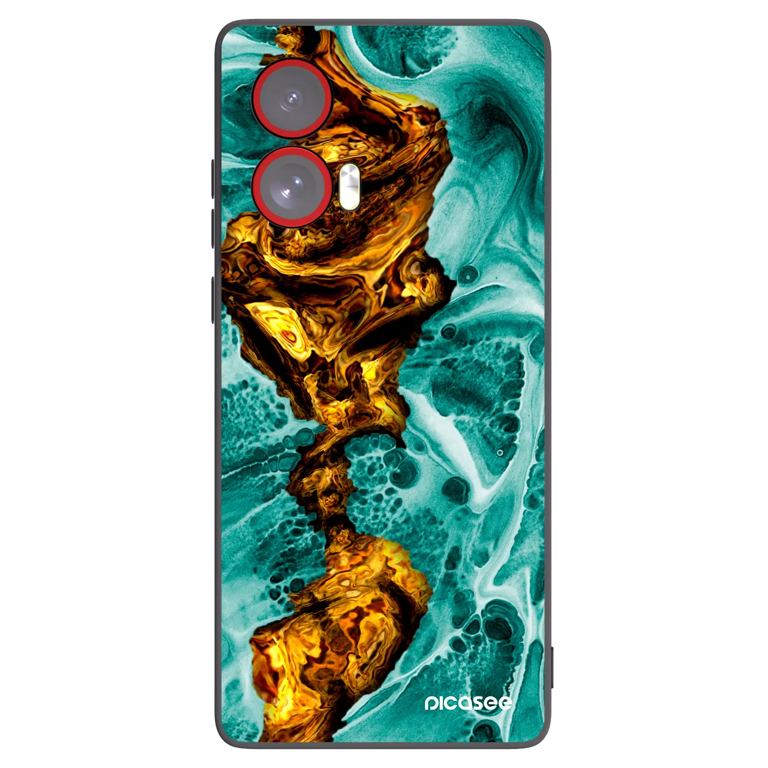 Silikónový čierny obal pre Motorola Edge 50 Fusion - Goldsky