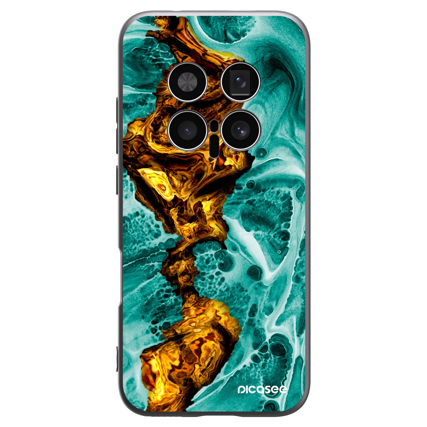 Picasee silikónový čierny obal pre Honor Magic8 Pro 5G - Goldsky