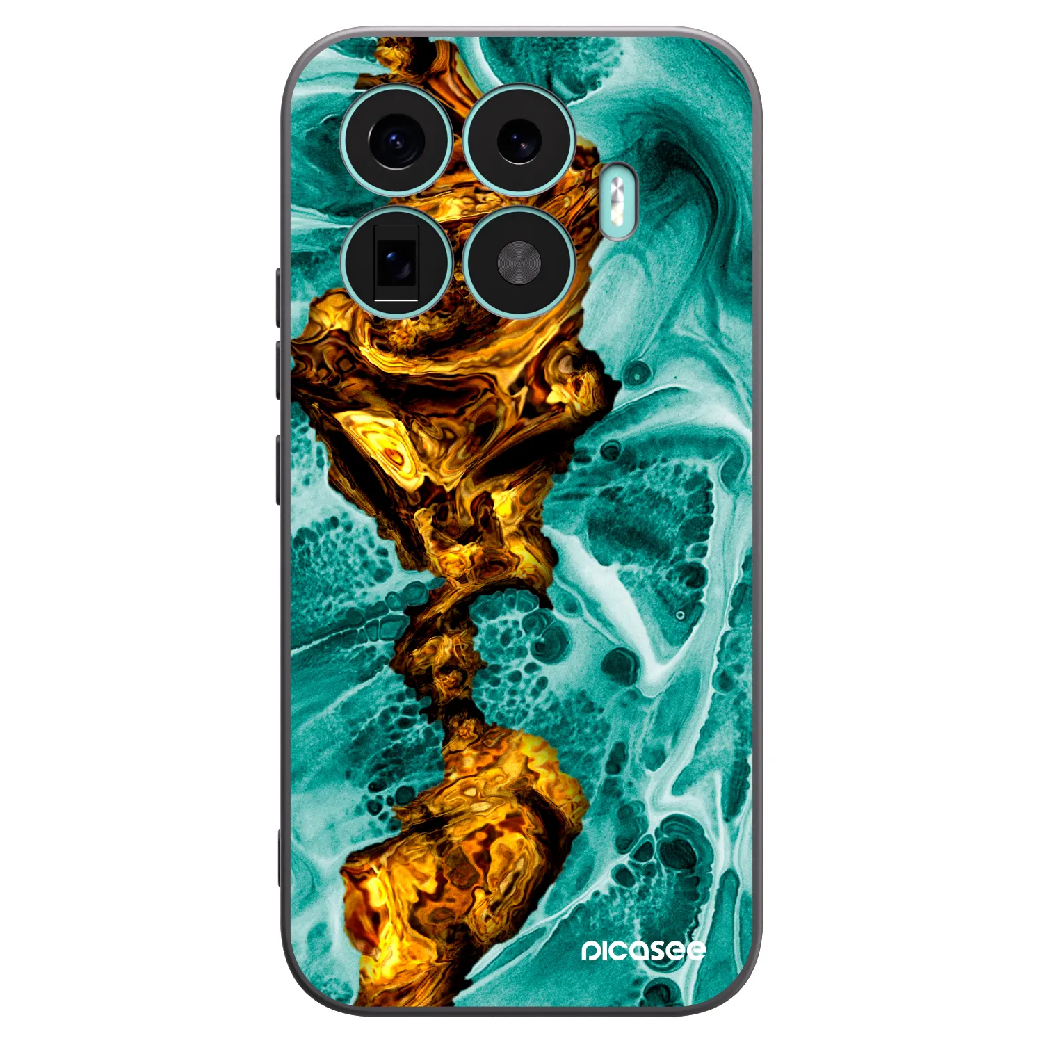 Picasee silikónový čierny obal pre Xiaomi 17T - Goldsky