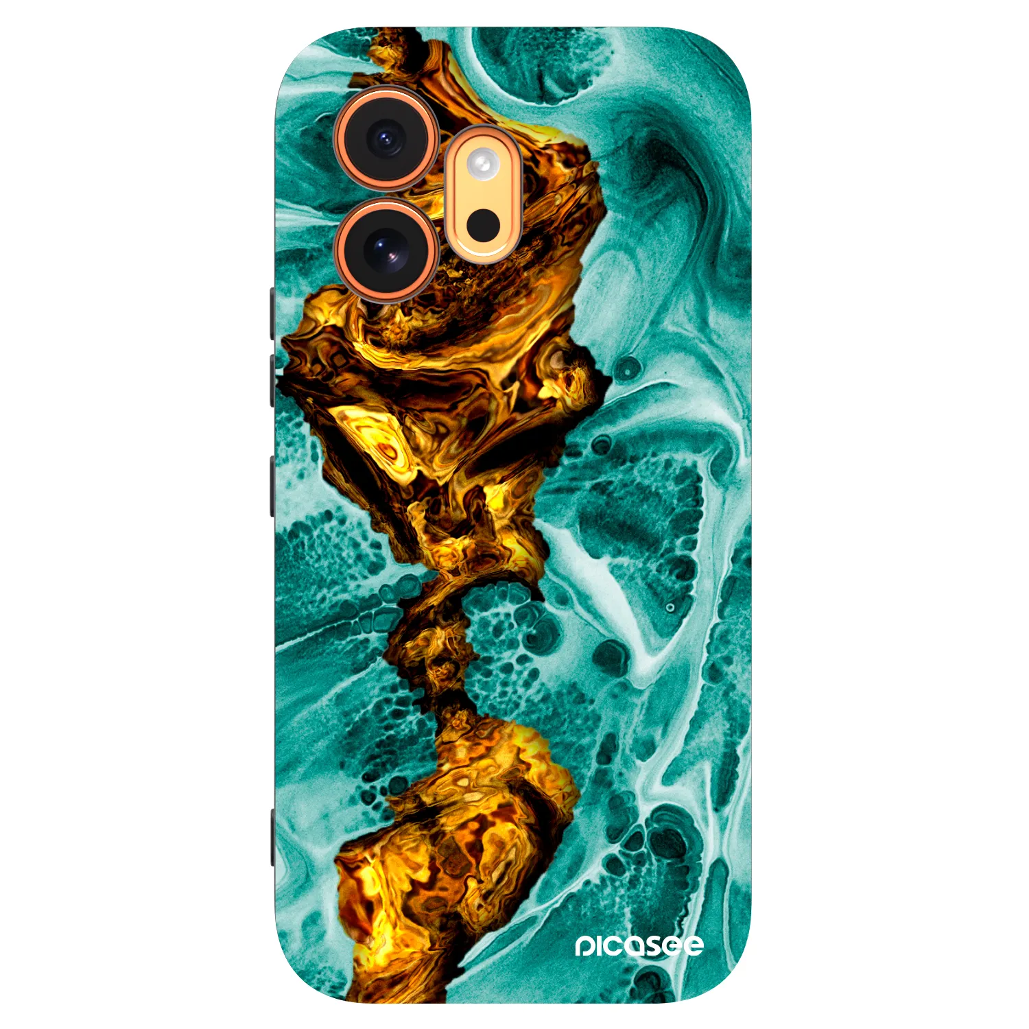 Picasee silikónový čierny obal pre Honor 600 - Goldsky