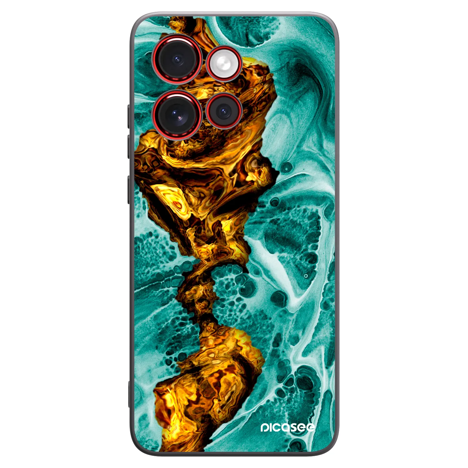 Picasee silikónový čierny obal pre Motorola Edge 60 Neo 5G - Goldsky