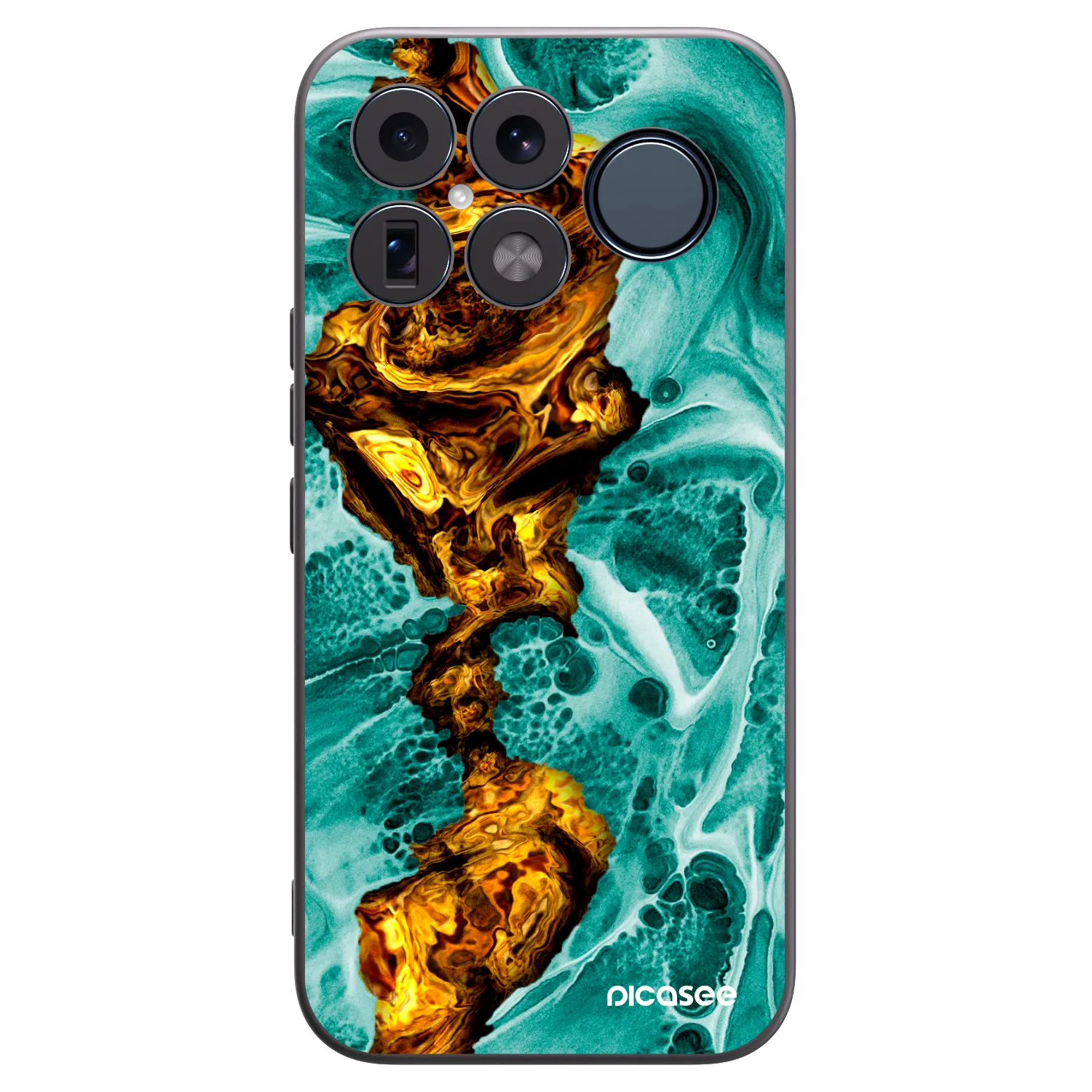 Picasee silikónový čierny obal pre Xiaomi Poco F8 Ultra - Goldsky