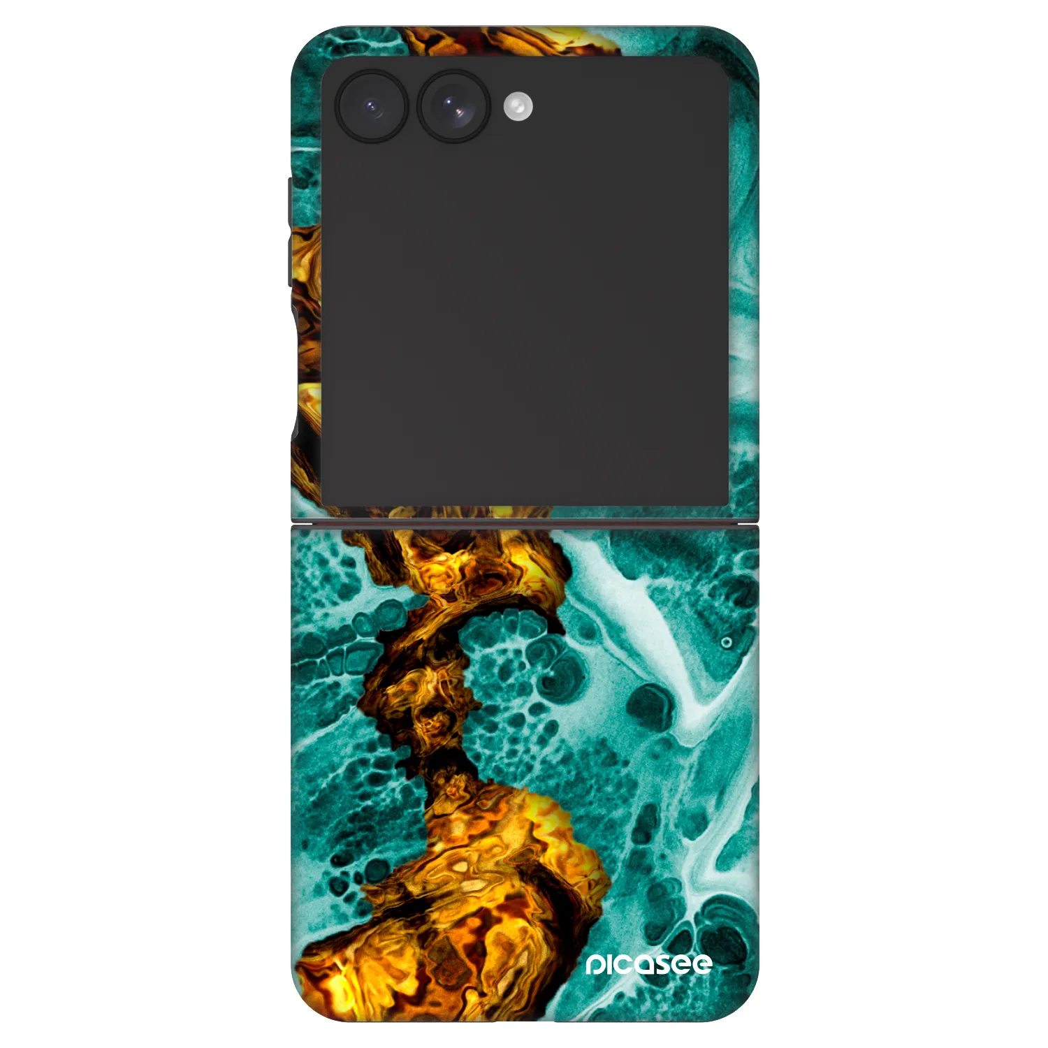 Picasee Fashion Case pre Samsung Galaxy Z Flip7 5G - Goldsky