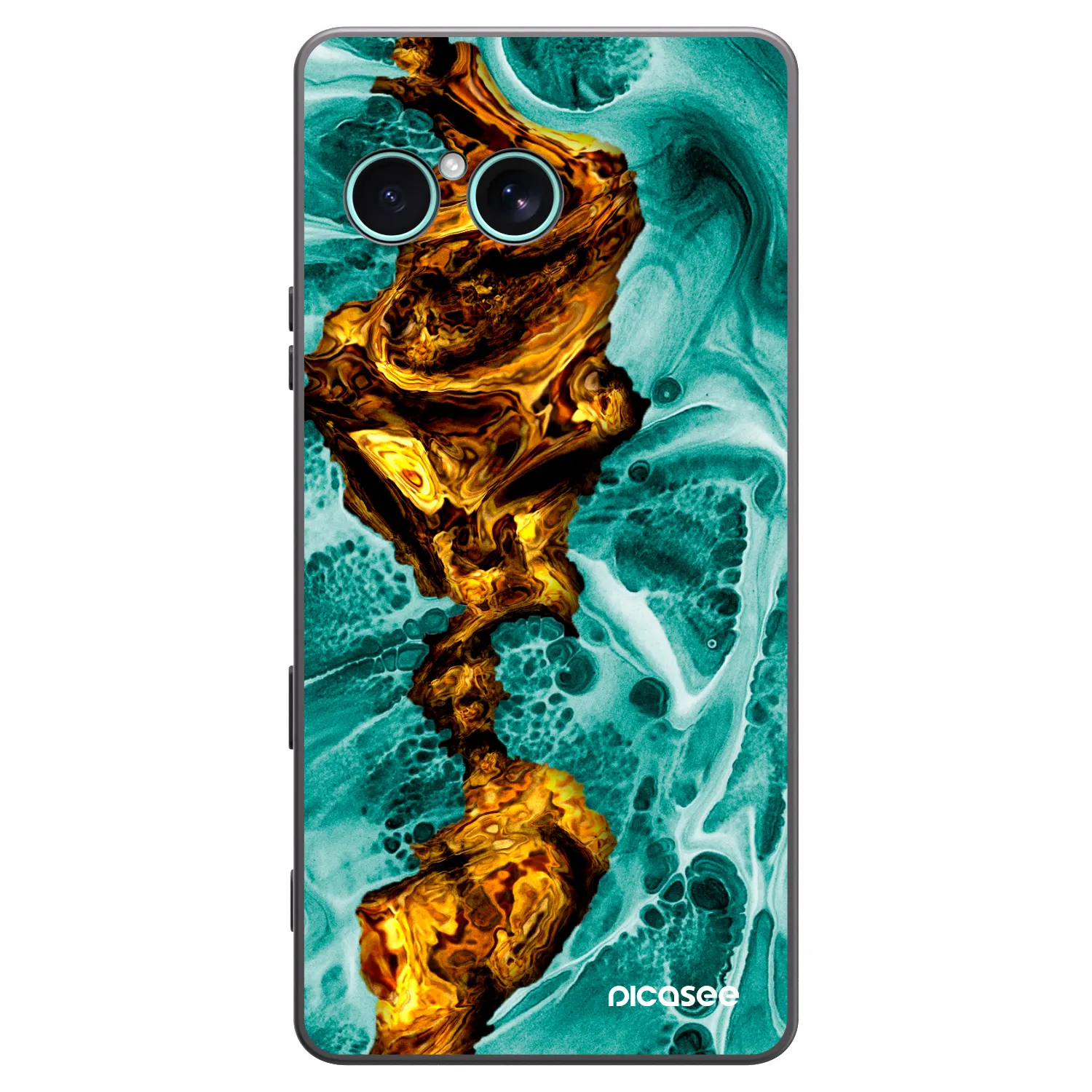 Picasee silikónový čierny obal pre Sony Xperia 10 VII - Goldsky