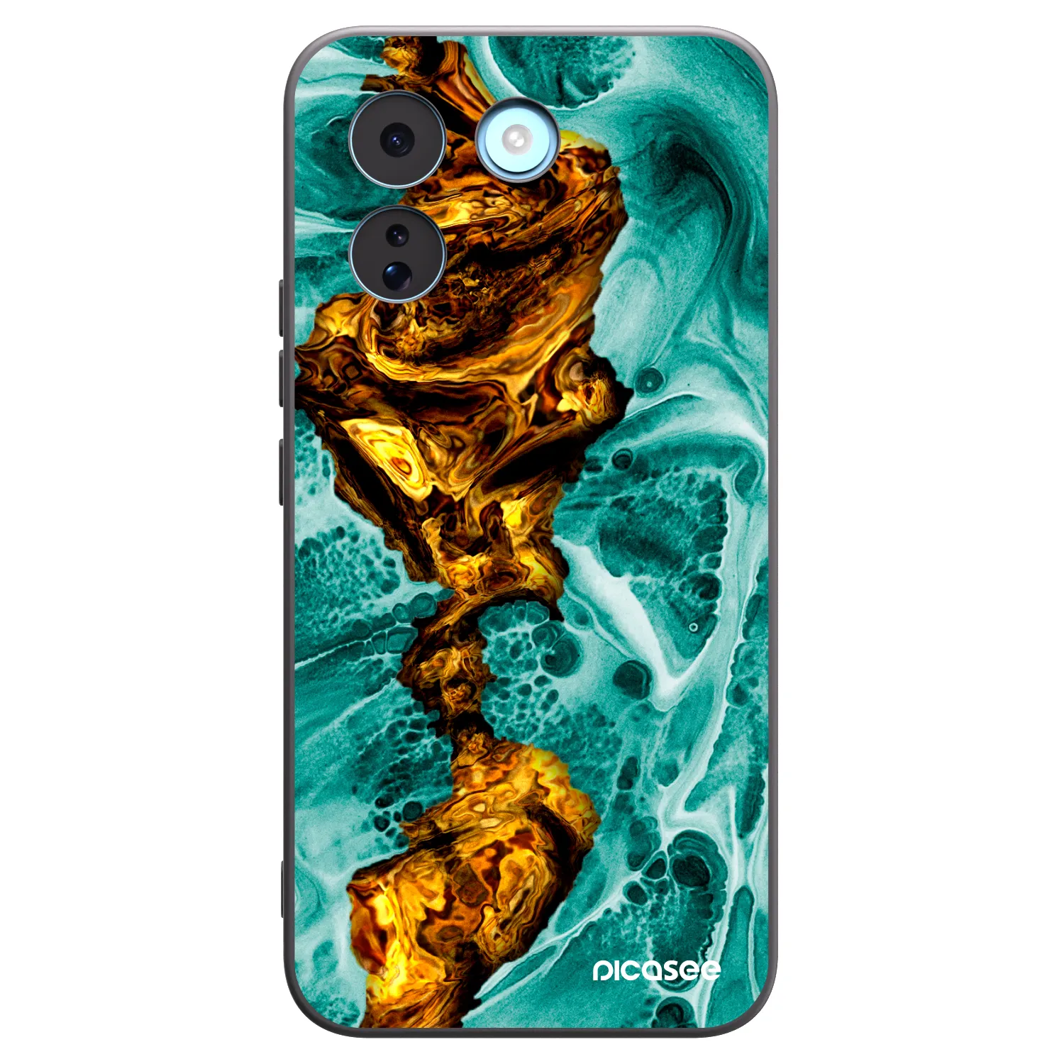 Picasee silikónový čierny obal pre Xiaomi Redmi Note 17 Pro MAX 5G - Goldsky