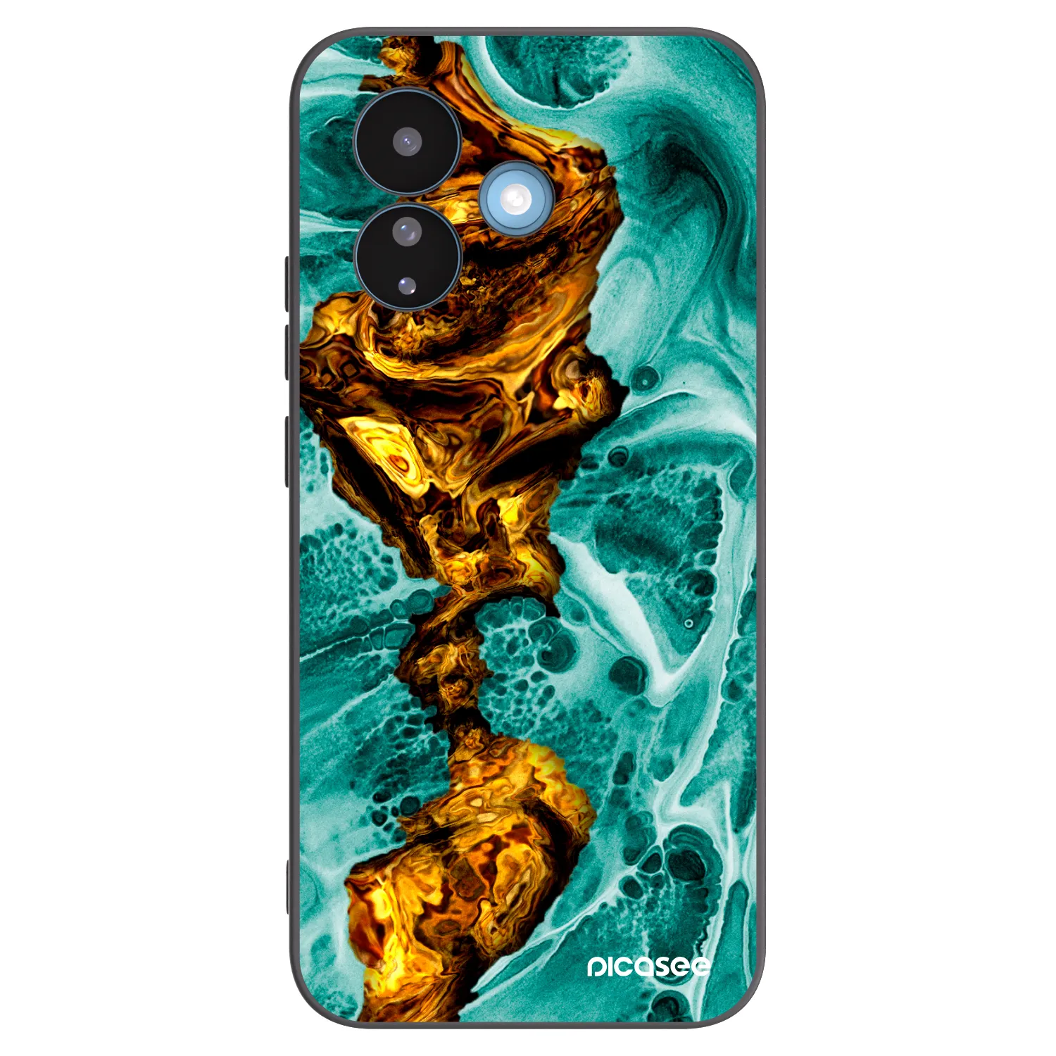 Picasee silikónový čierny obal pre Xiaomi Redmi Note 17 Pro 5G - Goldsky