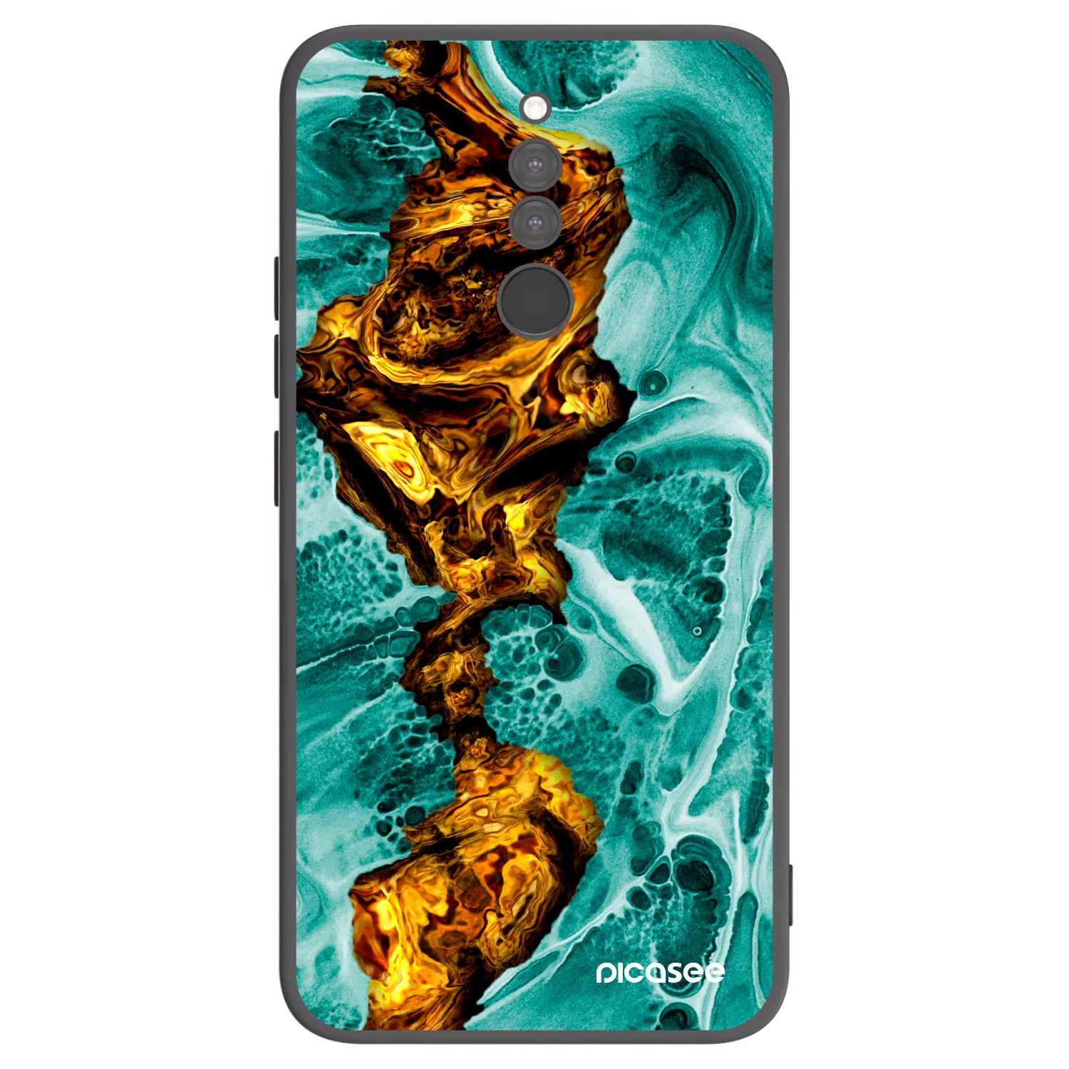 Picasee silikónový čierny obal pre Xiaomi Redmi 8 - Goldsky