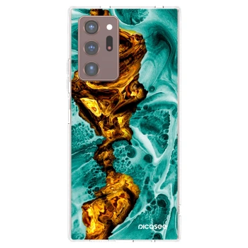 Picasee silikónový prehľadný obal pre Samsung Galaxy Note 20 Ultra - Goldsky