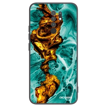 Picasee silikónový čierny obal pre Xiaomi Redmi 9 - Goldsky