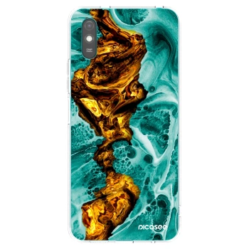 Picasee silikónový prehľadný obal pre Xiaomi Redmi 9A - Goldsky