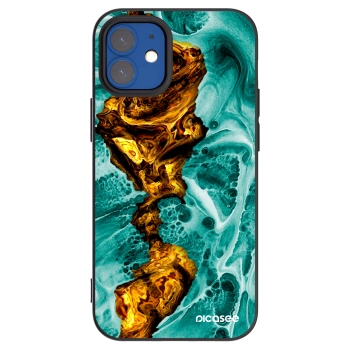 Picasee silikónový čierny obal pre Apple iPhone 12 mini - Goldsky