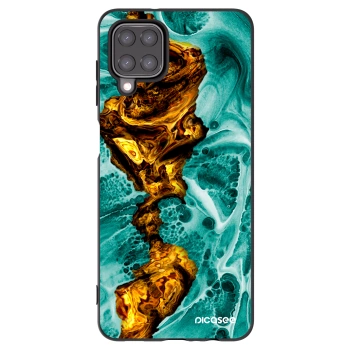 Picasee silikónový čierny obal pre Samsung Galaxy A12 A125F - Goldsky
