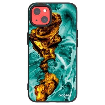 Picasee silikónový čierny obal pre Apple iPhone 13 - Goldsky
